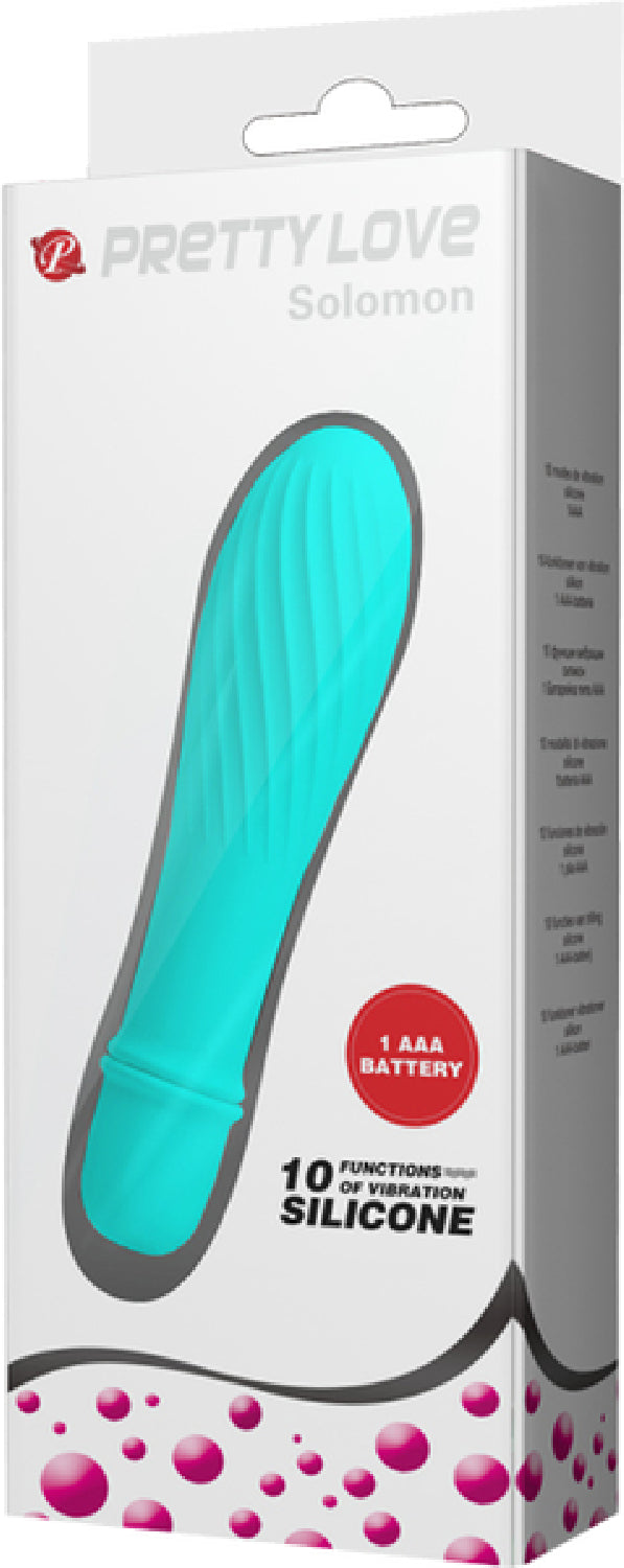 Solomon Mini Vibrator – Silicone Small Vibrator with Swirl Tip
