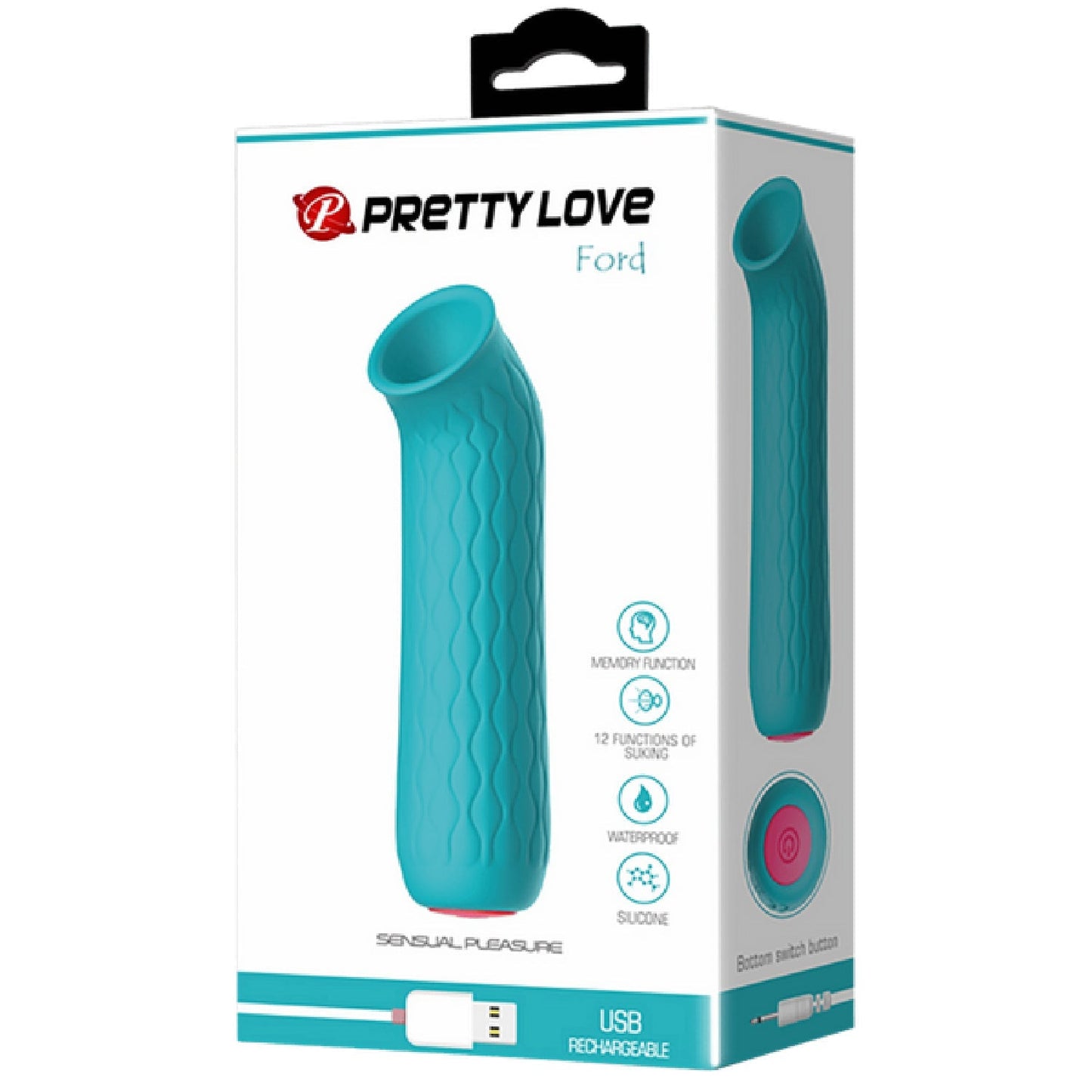 Rechargeable Ford – Medical-Grade Clitoral Sucker with 12 Suction Modes