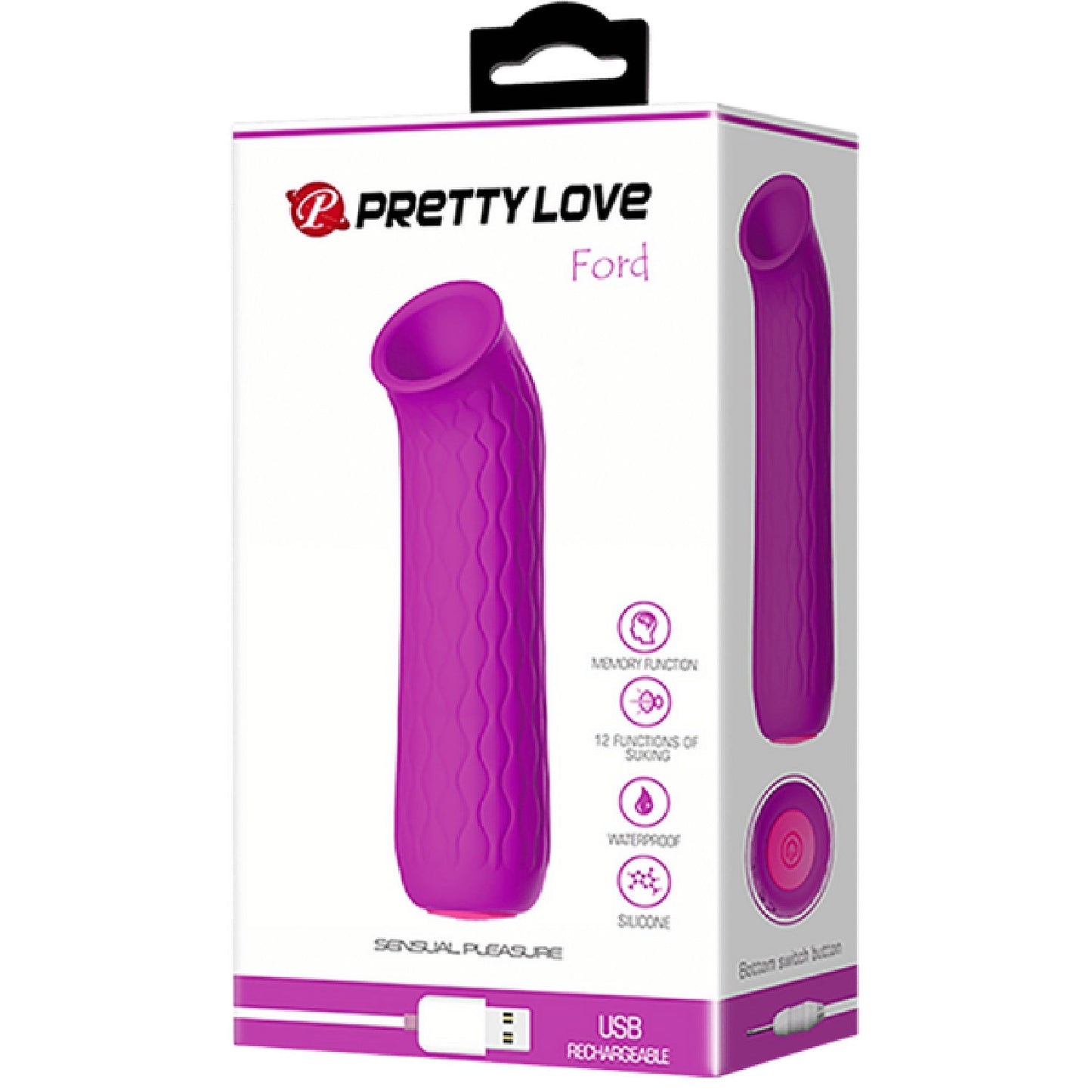 Rechargeable Ford – Medical-Grade Clitoral Sucker with 12 Suction Modes