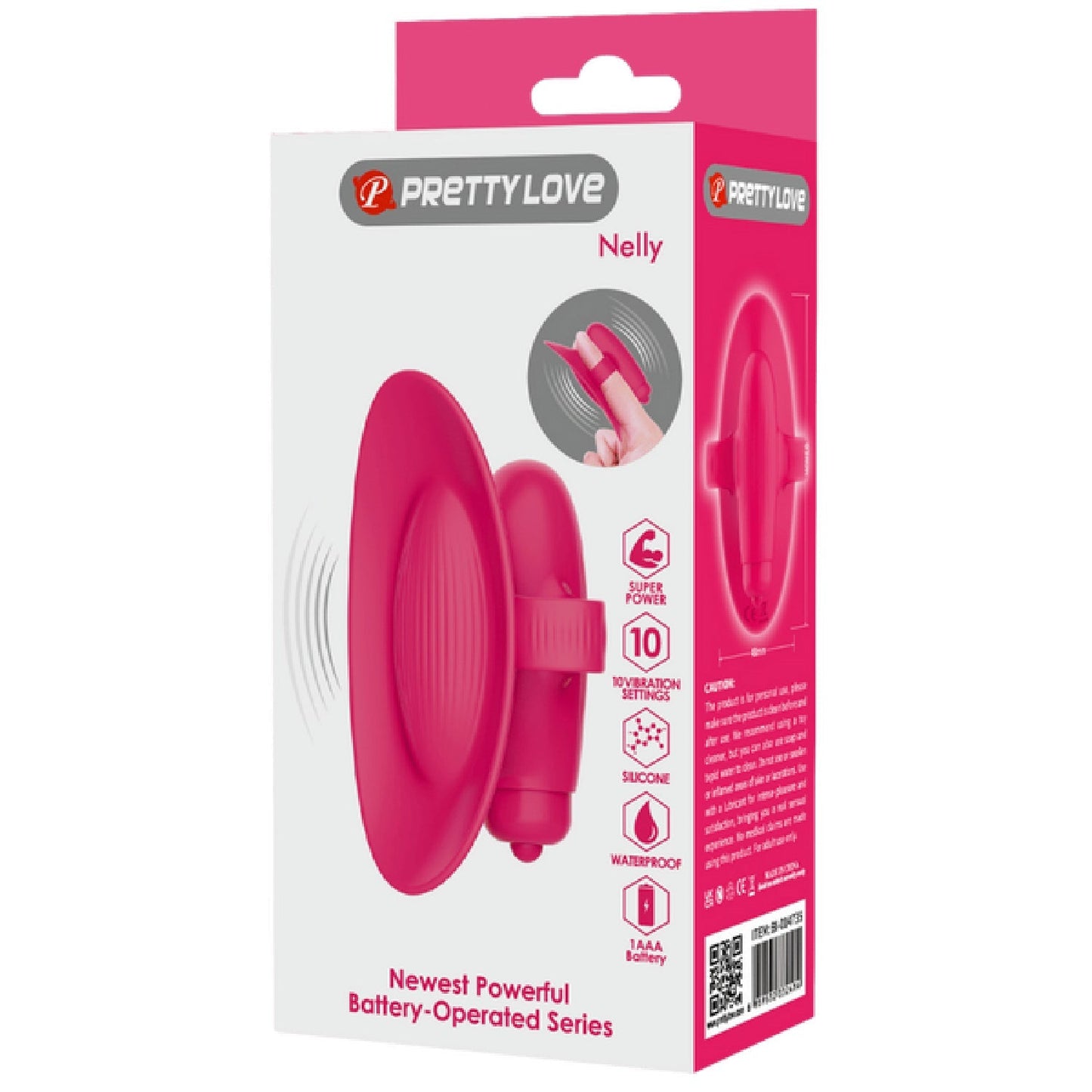 Nelly Silicone Finger Vibe – Smooth Silicone Clitoral Vibrator