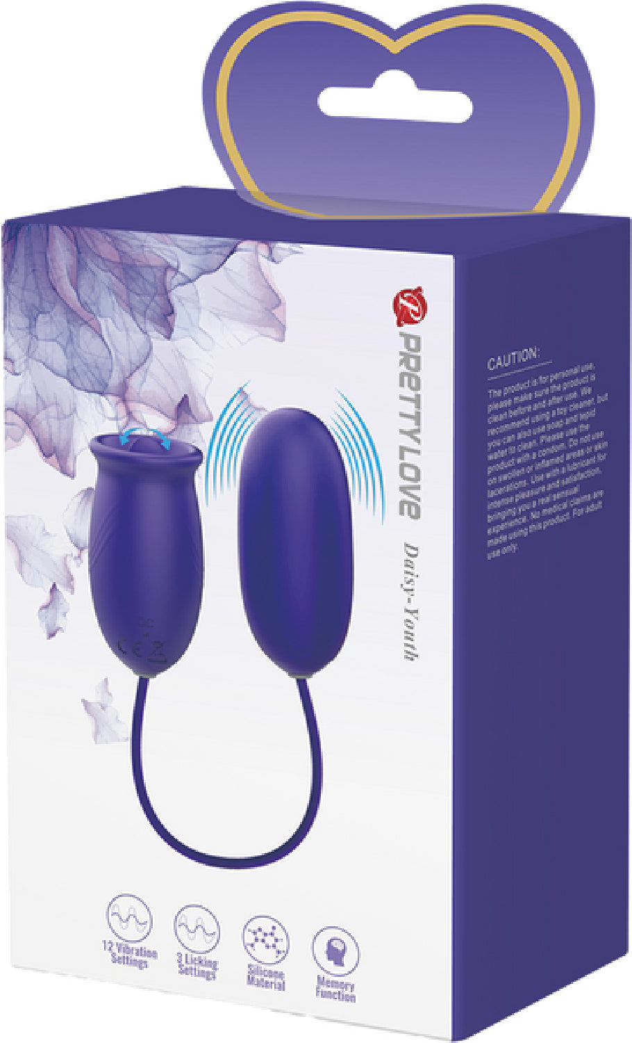 Daisy Licking & Vibrating Combination (Purple)