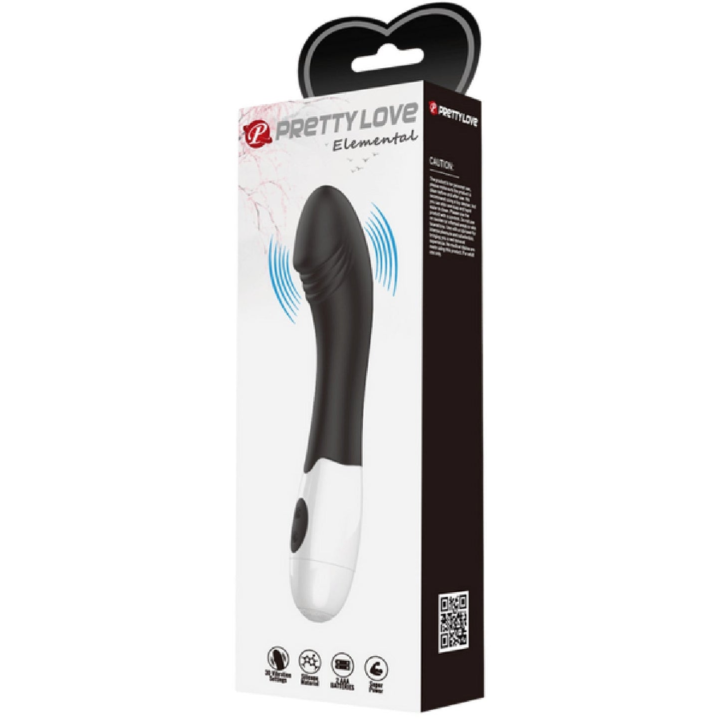 Elemental G-Spot Vibrator – 30 Function Curved Vibrator