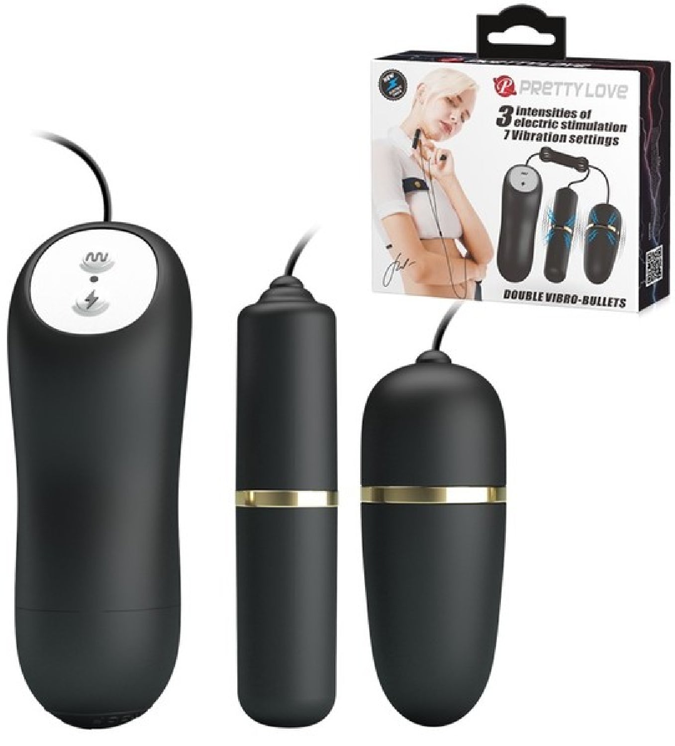 Double Vibro Bullets – 3 Function Vibrating Exerciser Bullets