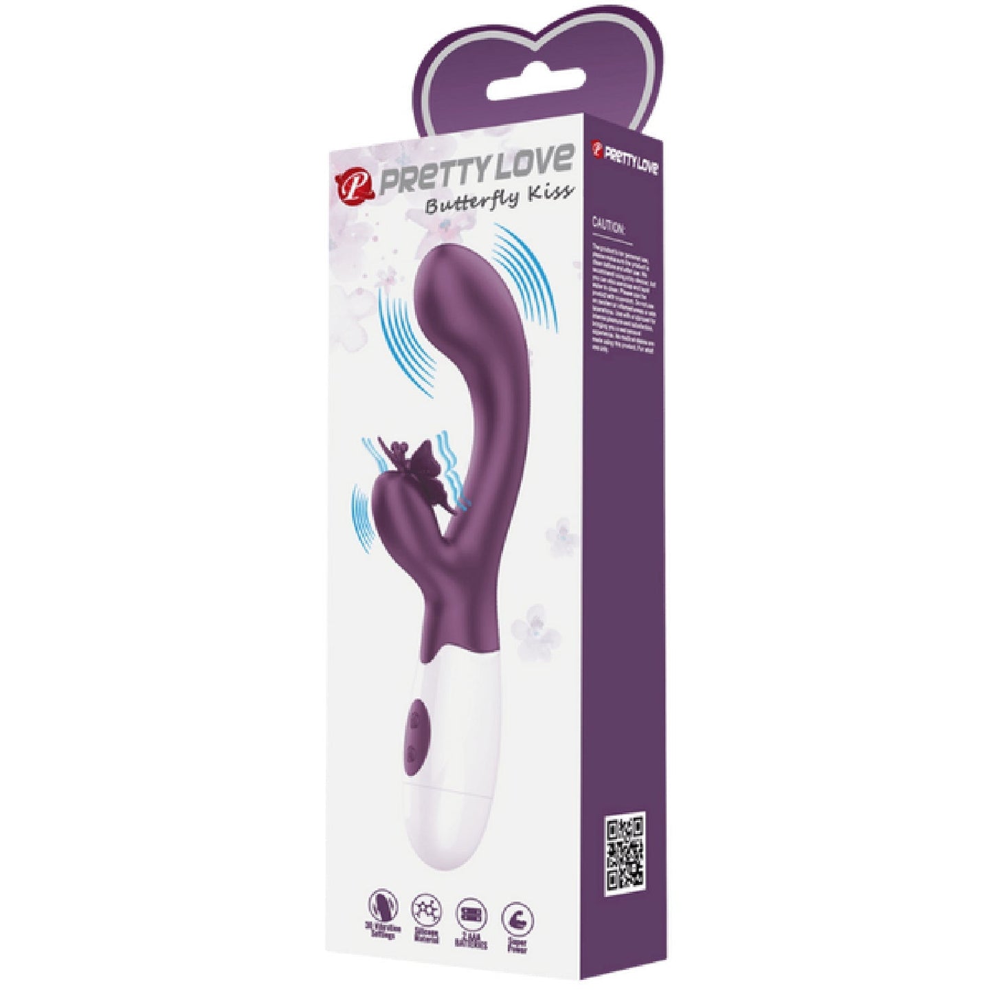 Pretty Love Butterfly Kiss – Vibrator With Clitoral Stimulation Arm