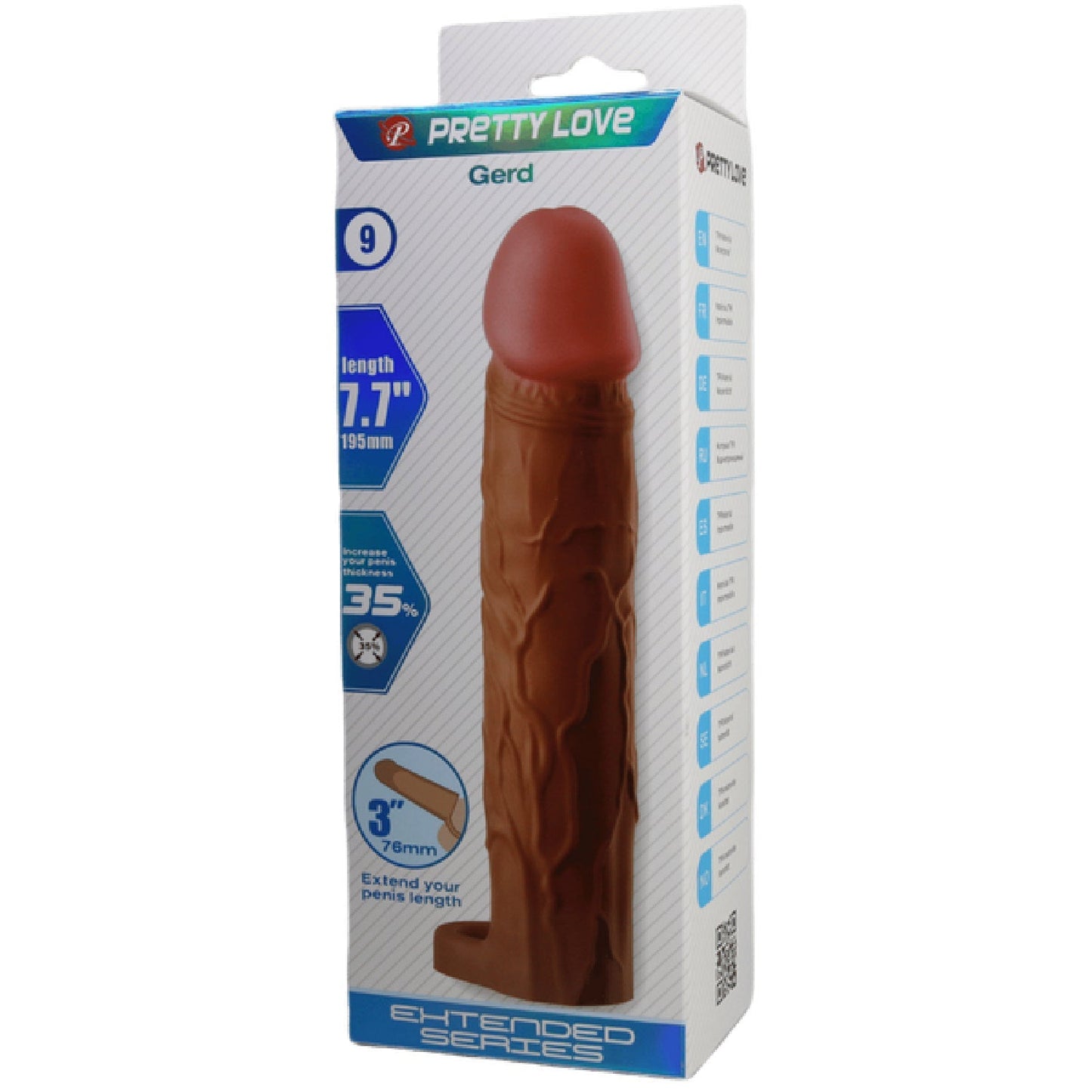 Gerd 7.7 Inch Penis Sleeve – Realistic Extension Sleeve