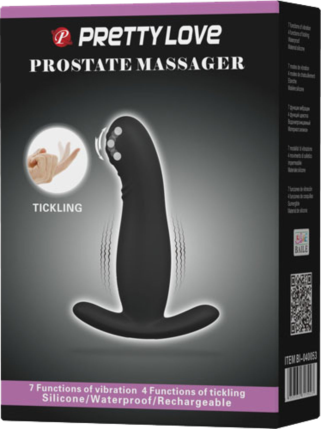 Pretty Love Prostate Massager – Waterproof Silicone Prostate Massager for Men