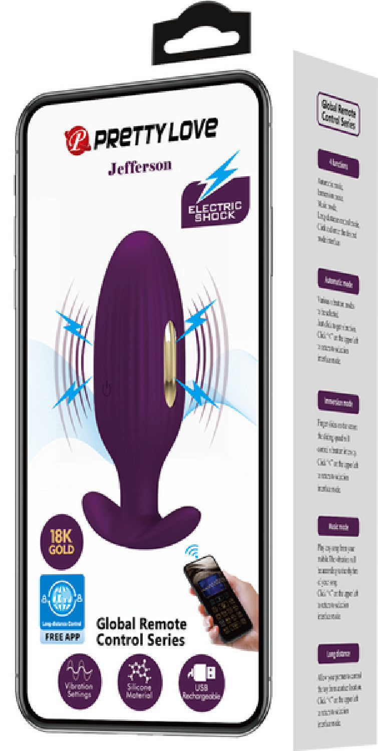 App Control Jefferson – App-Controlled E-Stim Butt Plug