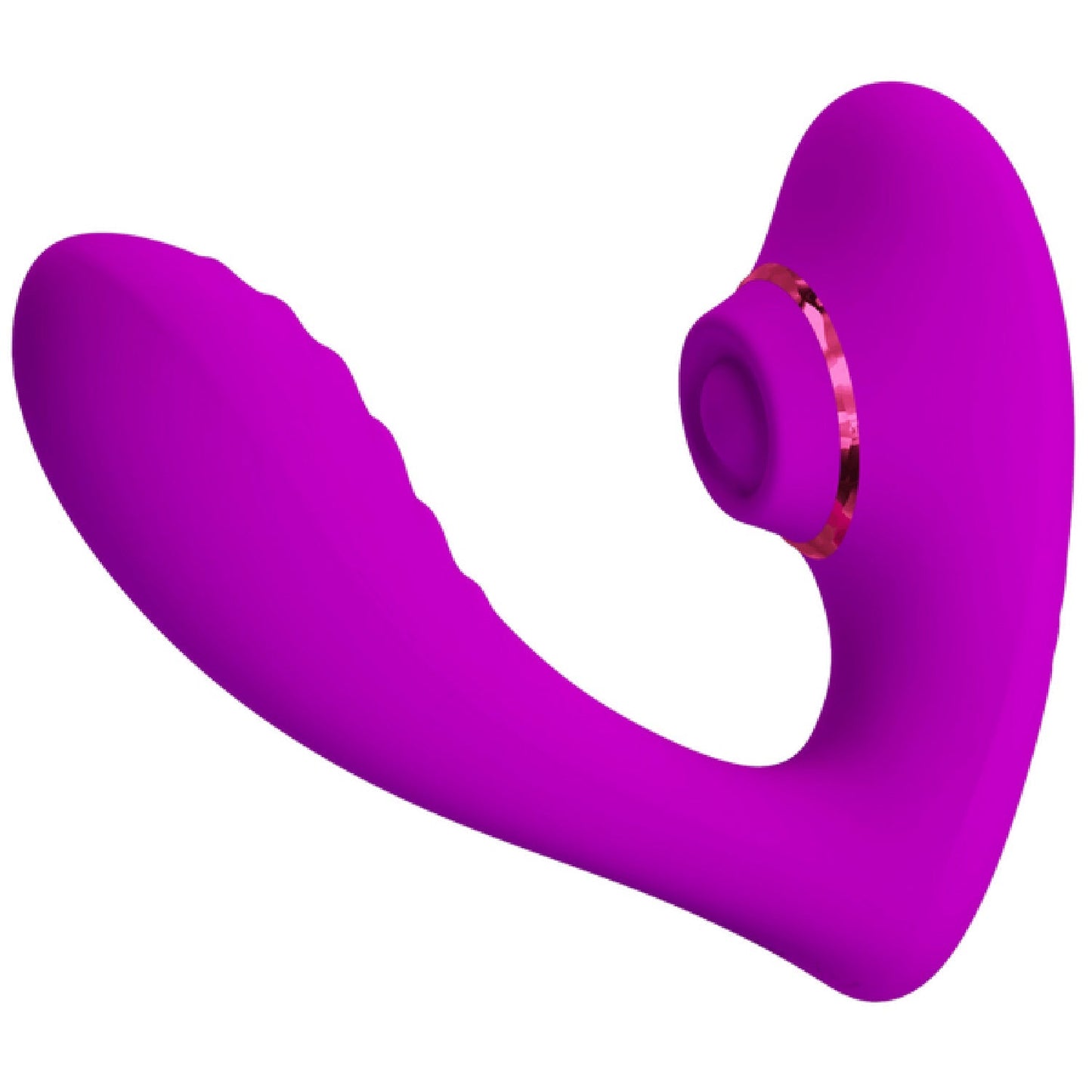 PrettyLove Rechargeable Nauty – Waterproof Clitoral Stimulator with 10 Vibration and 7 Thumping Settings