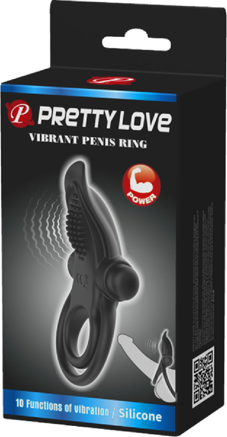 Vibrant Rabbit Cock Ring – Silicone Vibrating Penis Ring