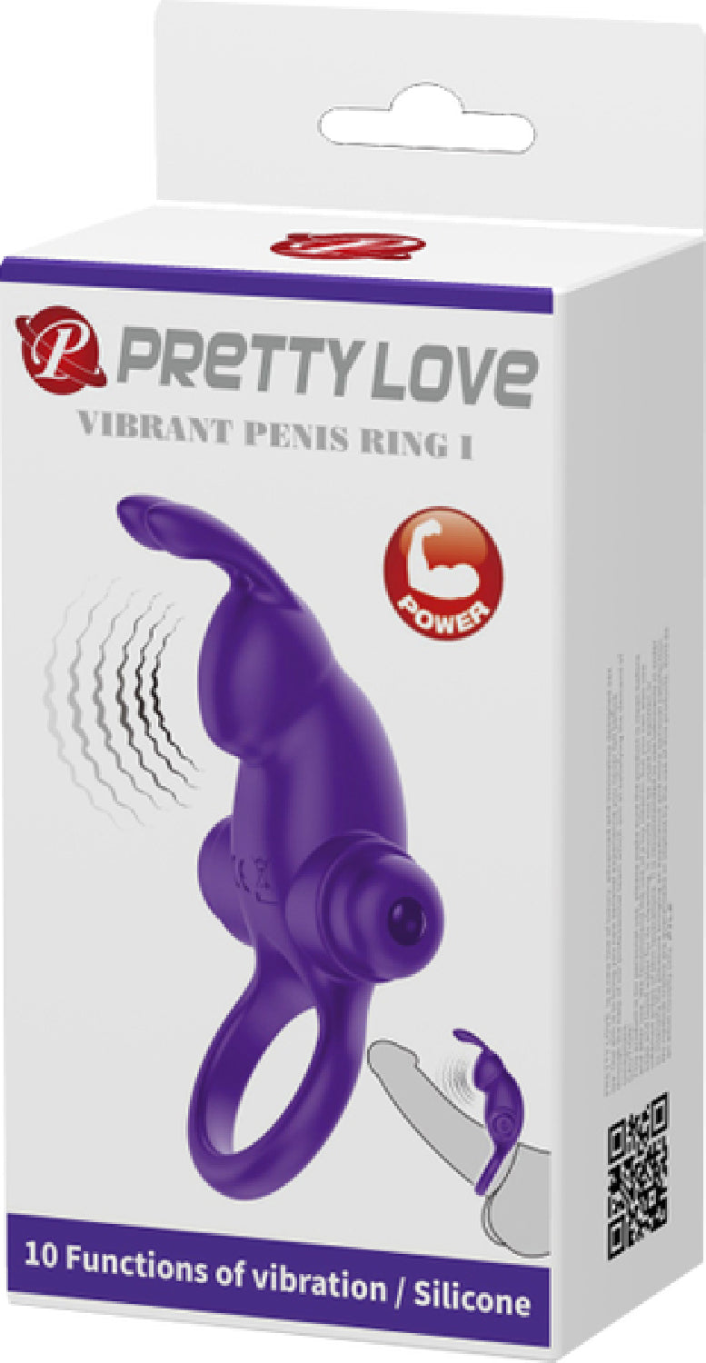 Pretty Love Vibrant Penis Ring 1 – Waterproof Vibrating Silicone Penis Ring
