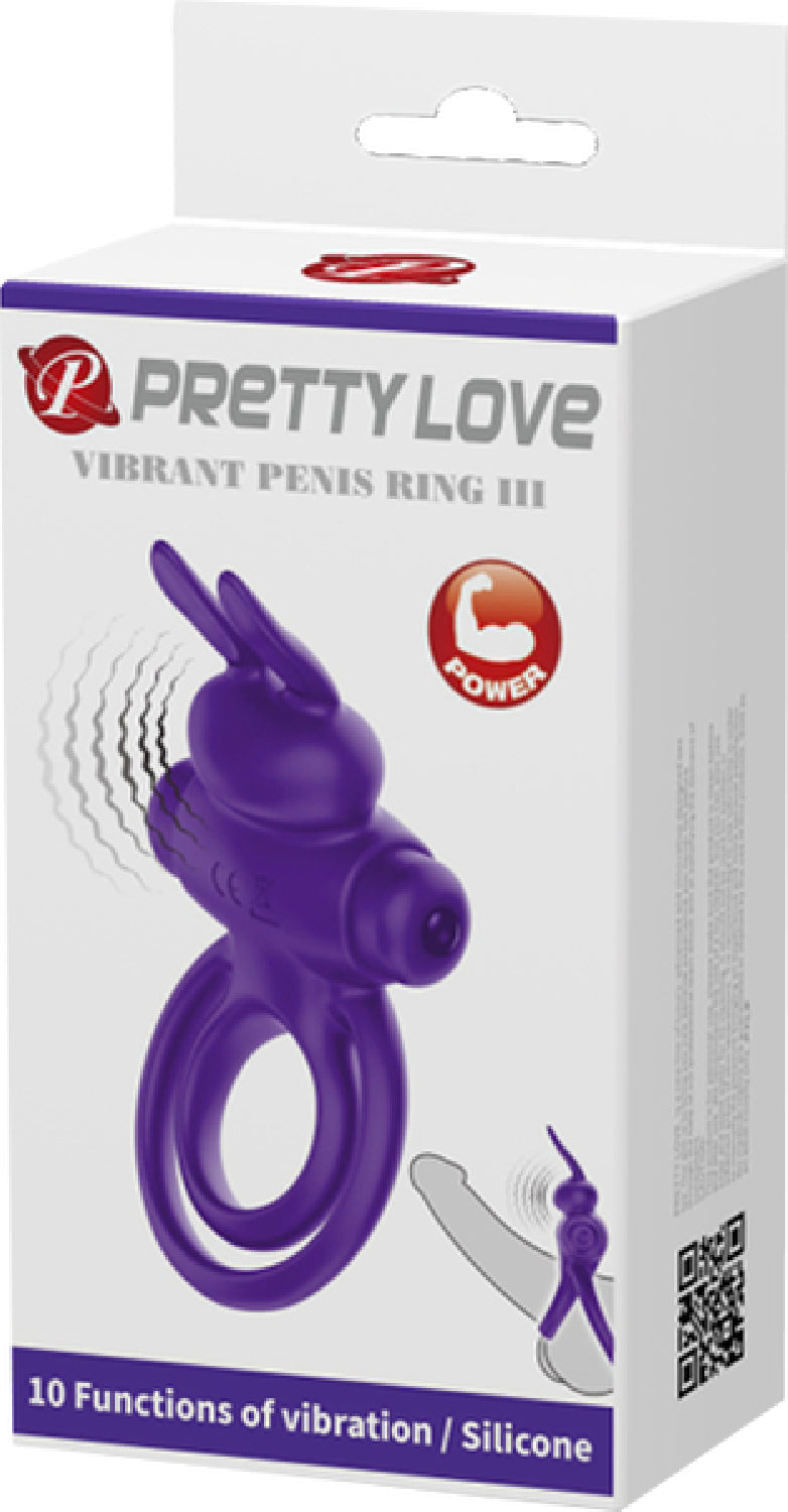 Vibrant Penis Ring III – Silicone Rabbit Cock Ring Vibrator