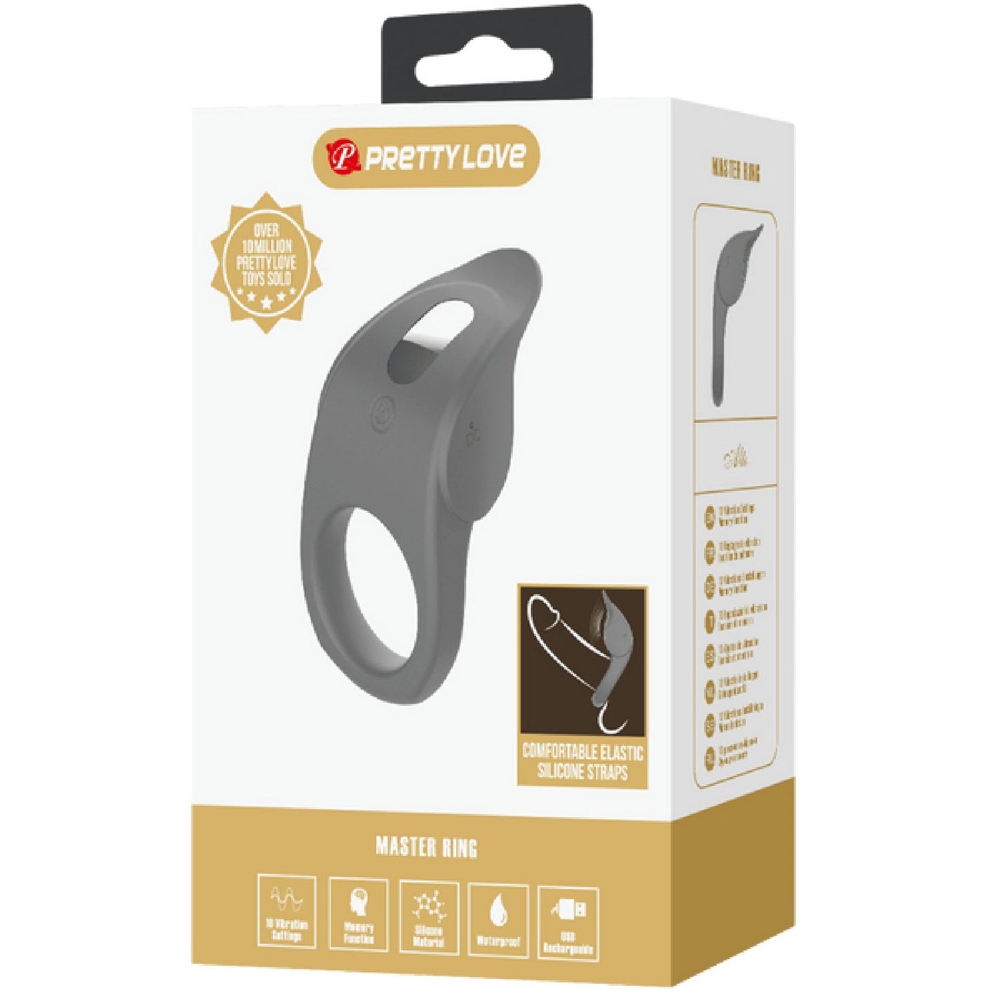 Alto – Silicone Stretchable Vibrating Cock Ring with Skin Sensitive Sensor