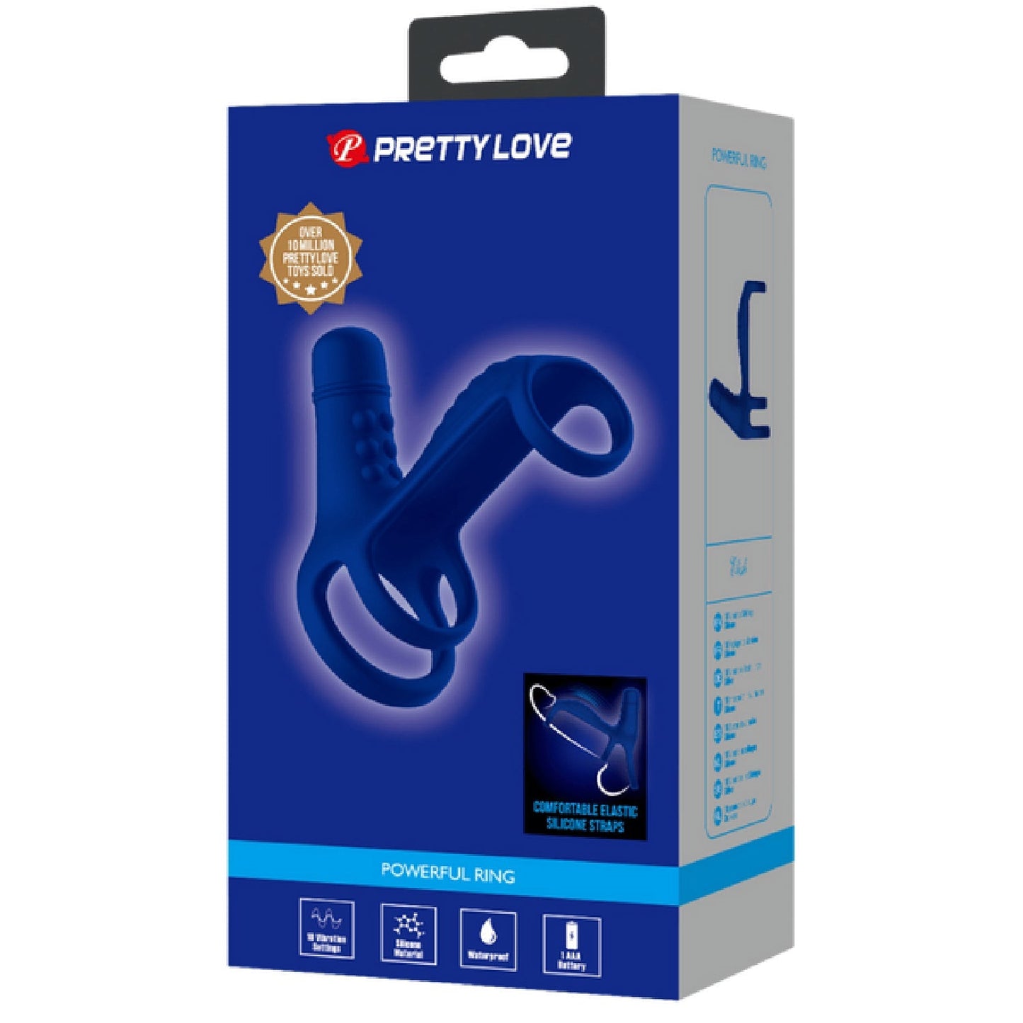 Pretty Love Elish – Vibrating Penis Sling with 10 Vibration Modes and Cock Ring