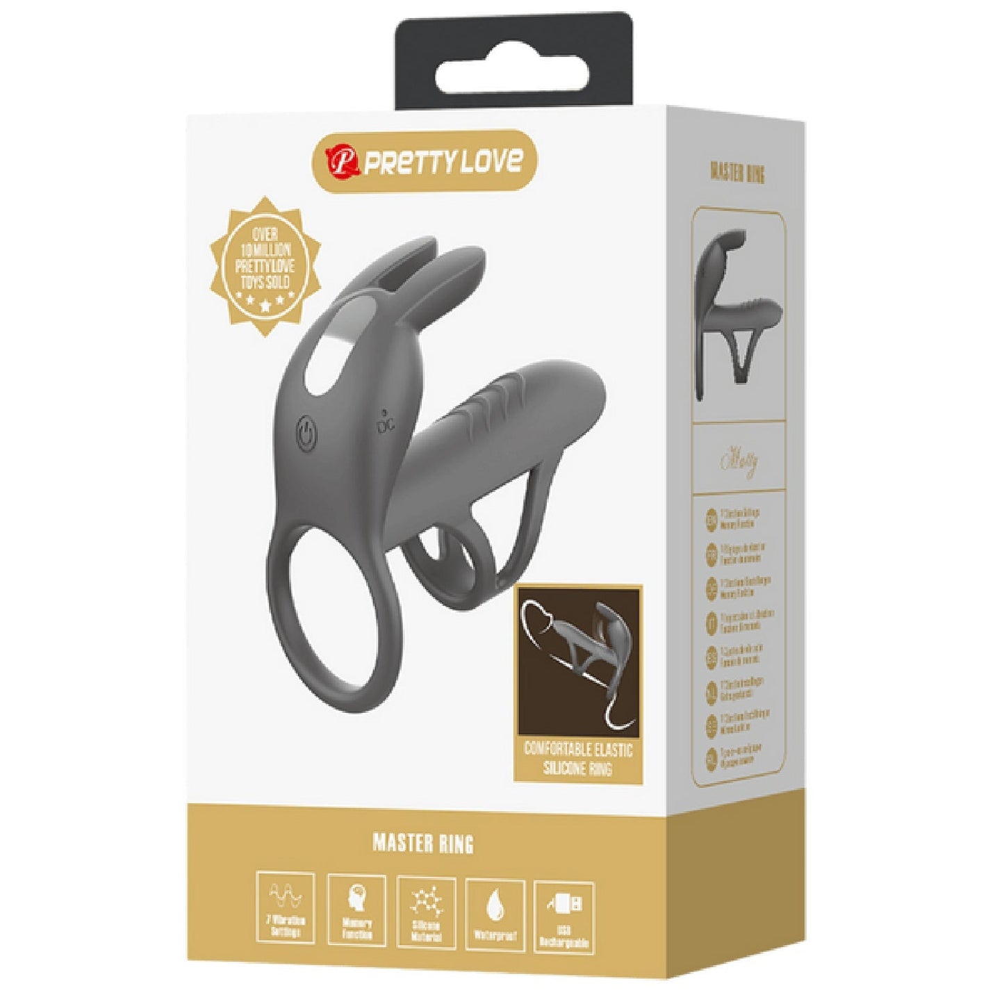 Matty Vibrating Penis Sleeve and Clitoral Stimulator – Silicone Sleeve and Stimulator Set