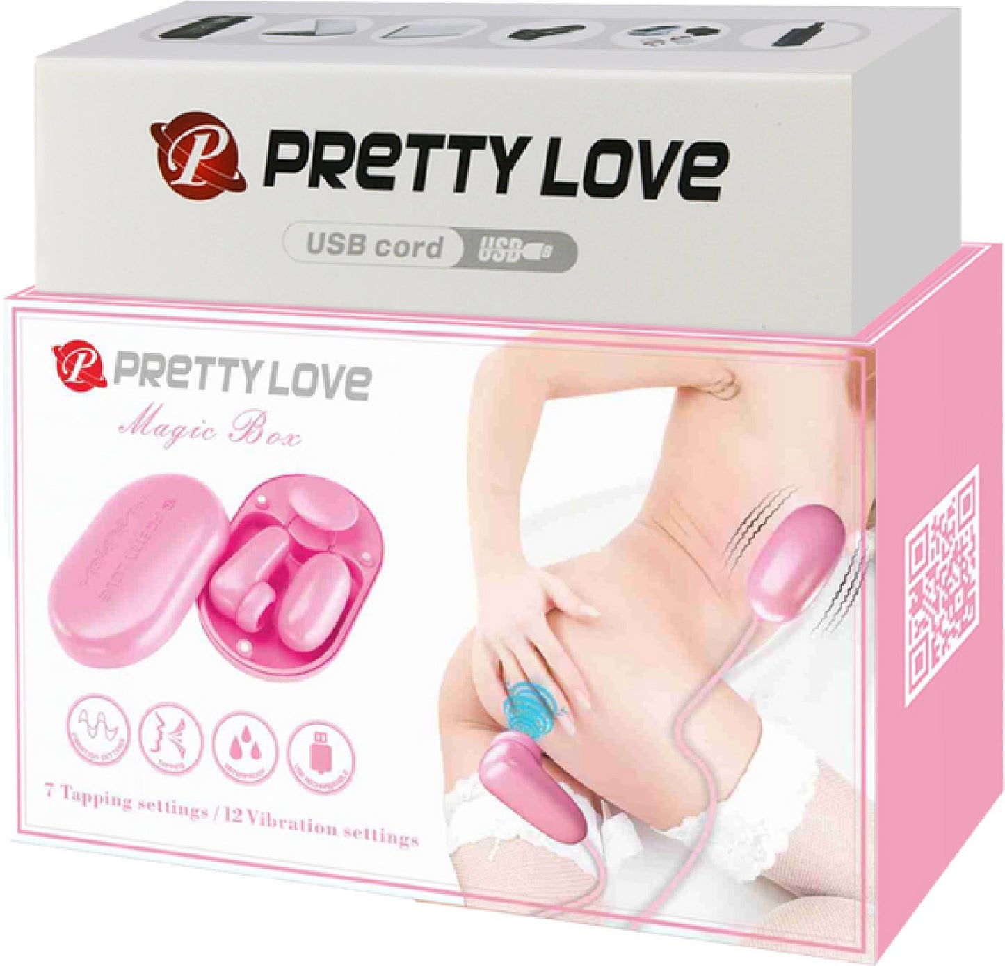 Magic Box Bullet Stimulator – Waterproof USB Rechargeable Vibrator with Tapping and Vibration