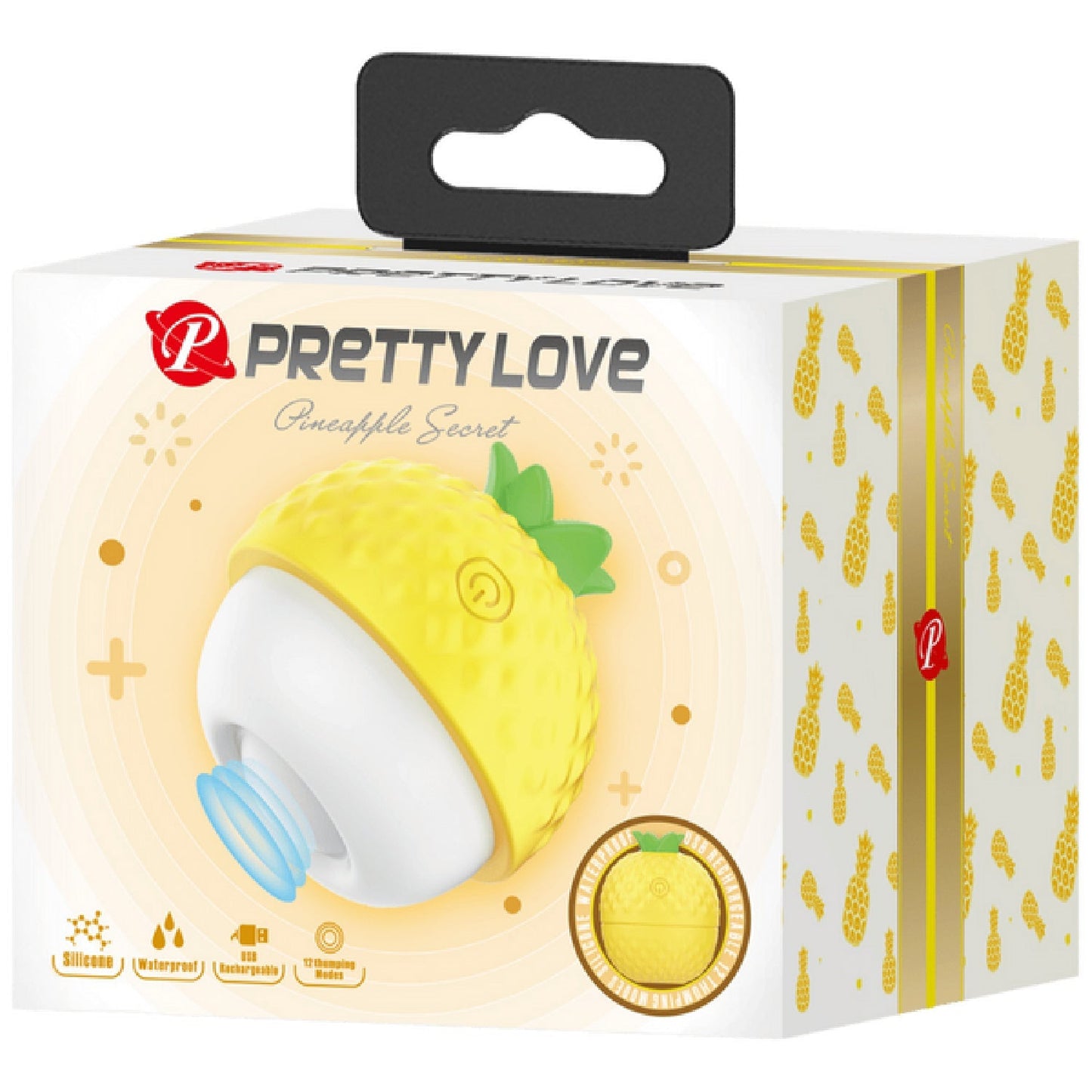 Rechargeable Pineapple Secret – Thumping Function Flexible Point Vibrator