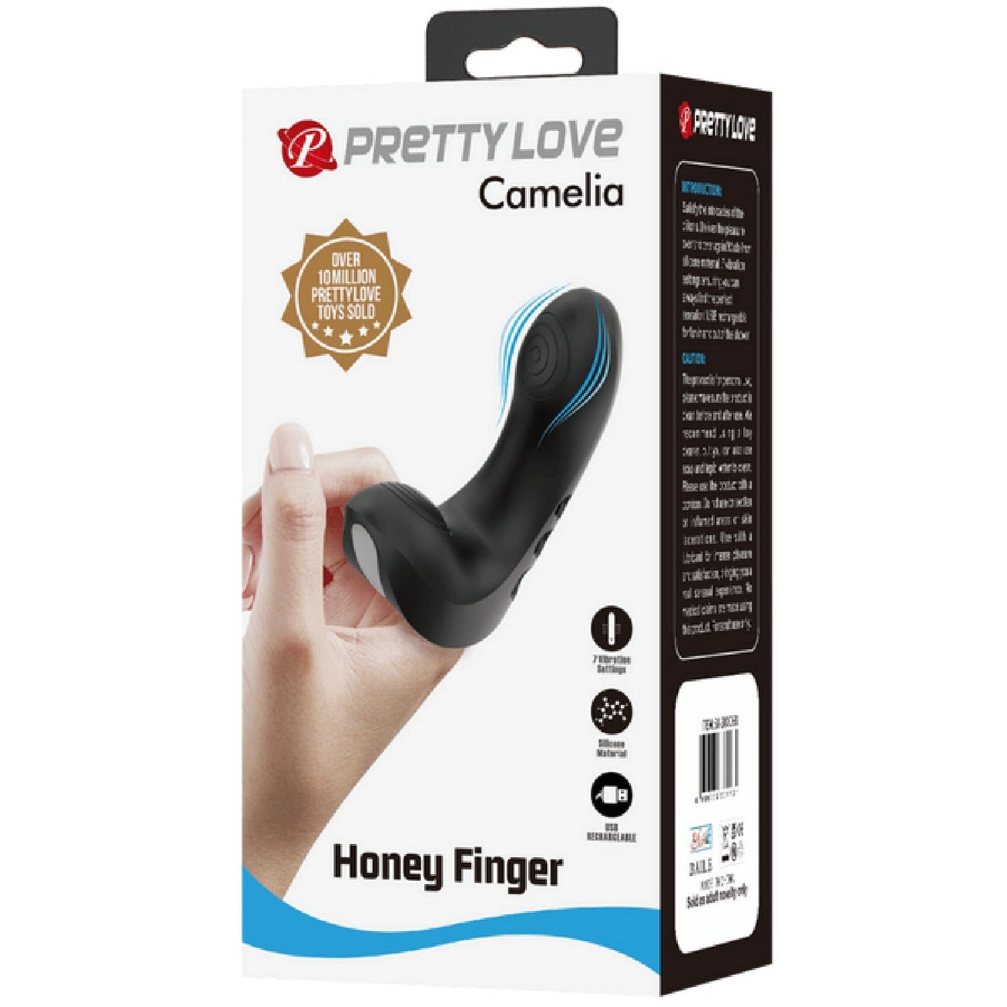 Honey Finger Camelia – Pocket-Sized USB Rechargeable Finger Vibrator