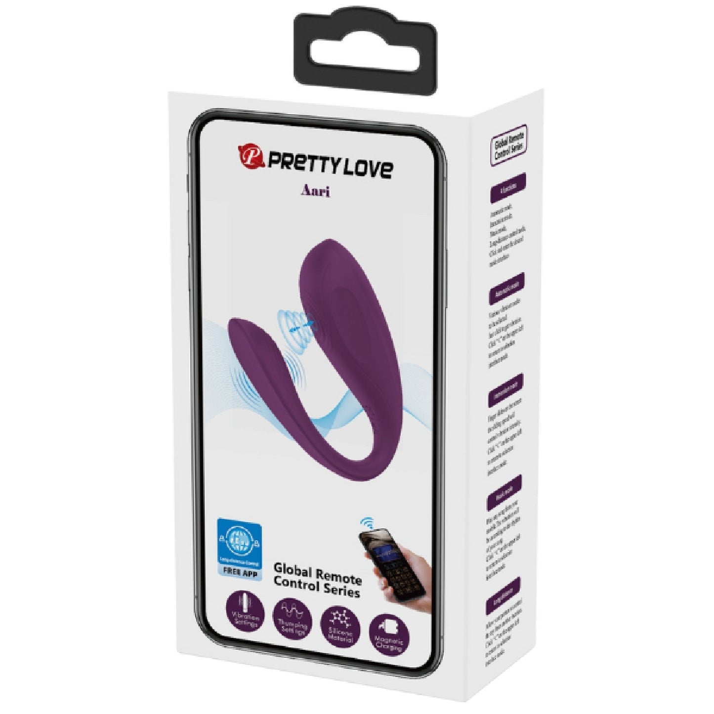 Aari Byzantium – App Control Couples Vibrator with 10 Vibration and Thumping Settings