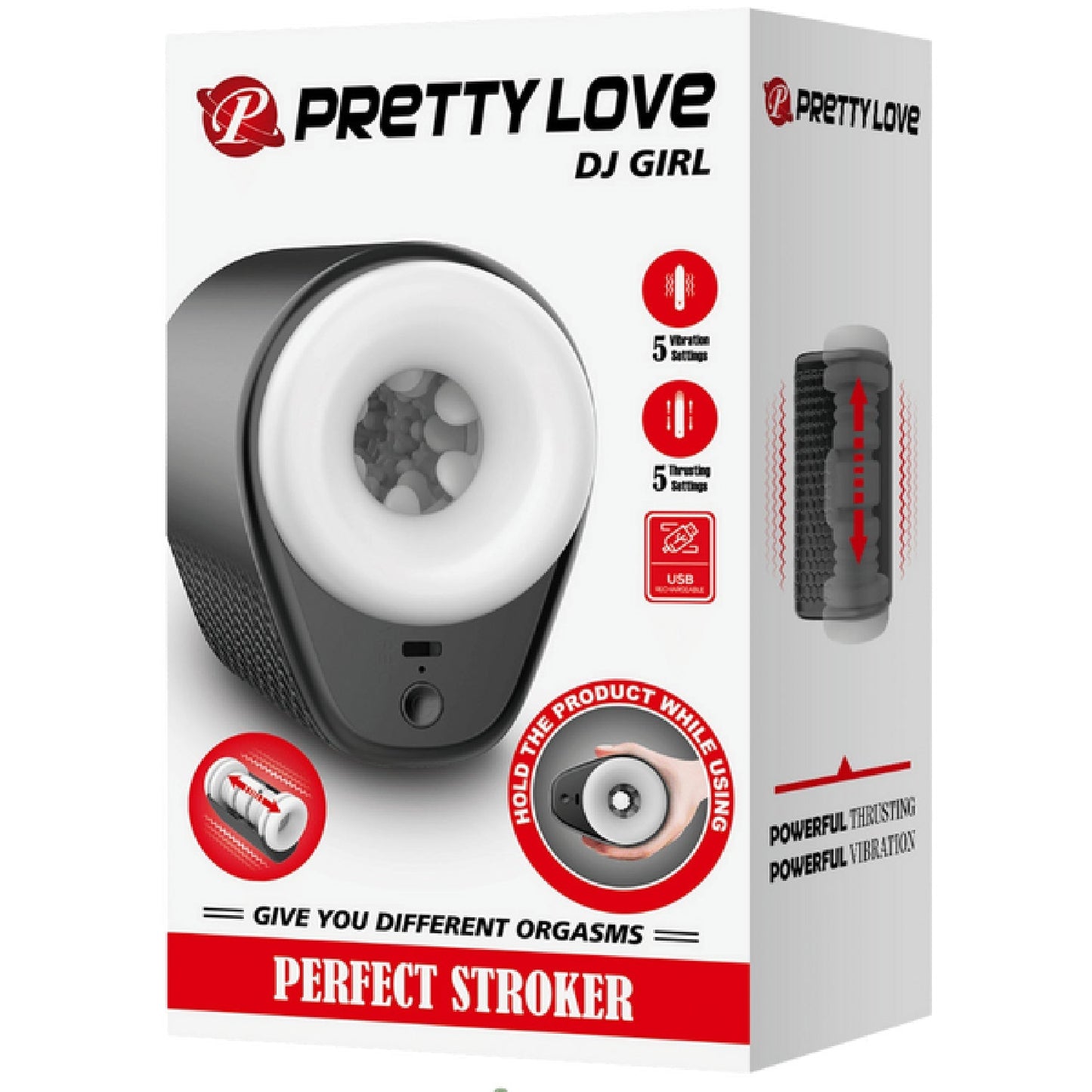 DJ Girl Perfect Stroker – Multi-Speed Thrusting Masturbator Cup