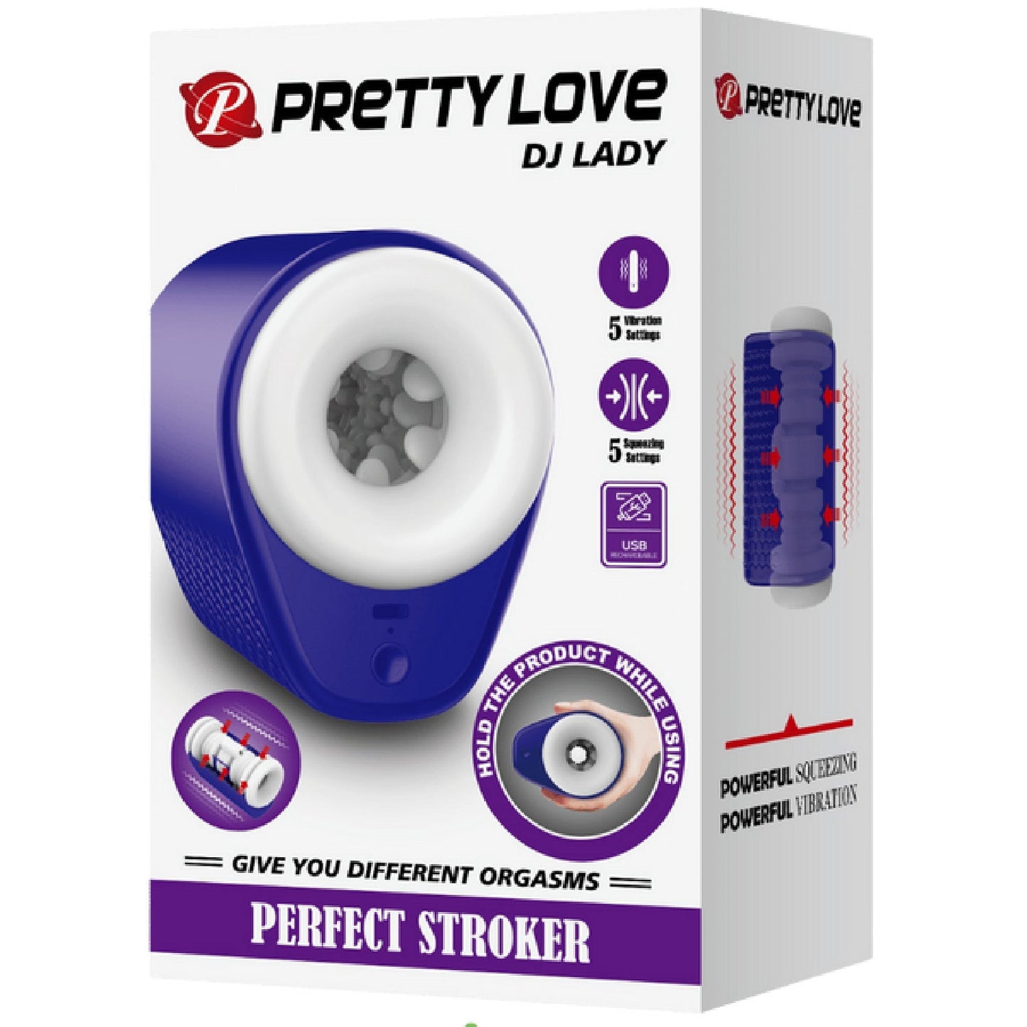 DJ Girl Perfect Stroker – Multi-Speed Thrusting Masturbator Cup