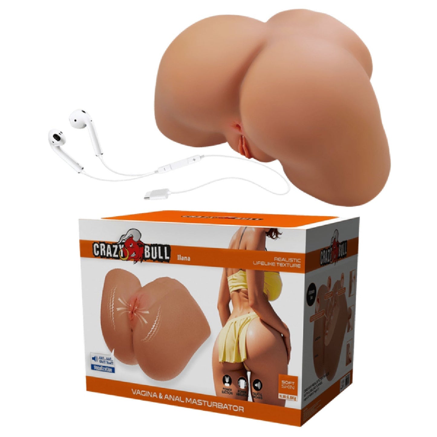 Ilana 3D Masturbator – Realistic Vagina and Anal Masturbator