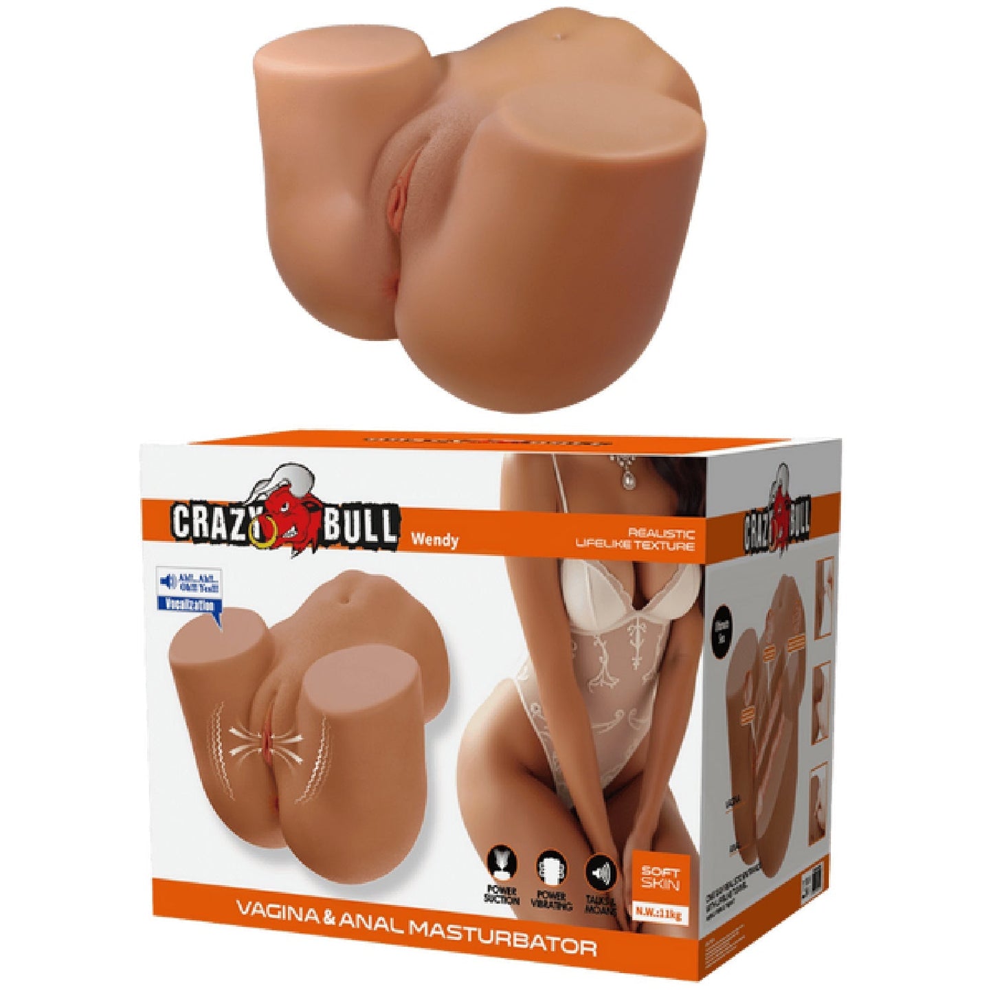 Wendy Vagina and Anal Masturbator – Realistic 3D Petite Pelvis Masturbator