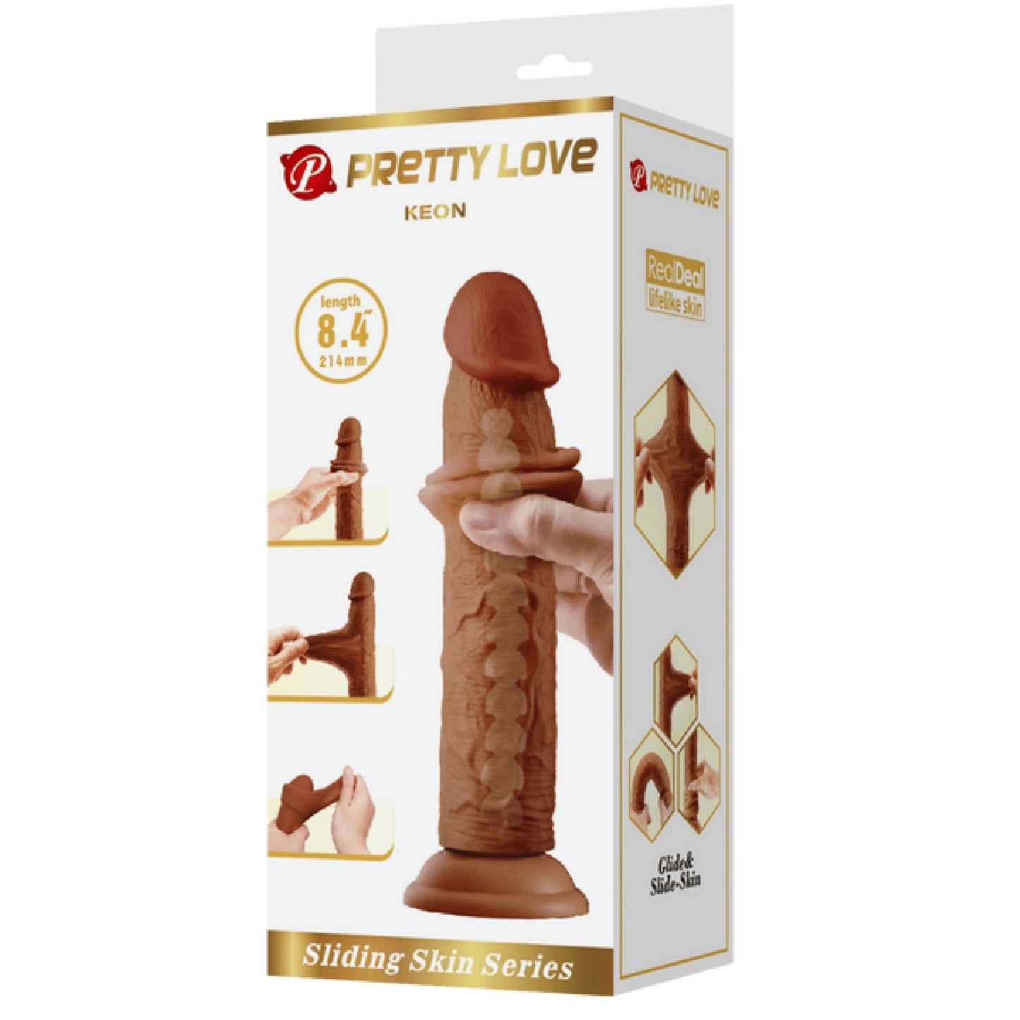 Keon 8.4 Inch Realistic Dildo – Suction Cup Large Lifelike Dildo