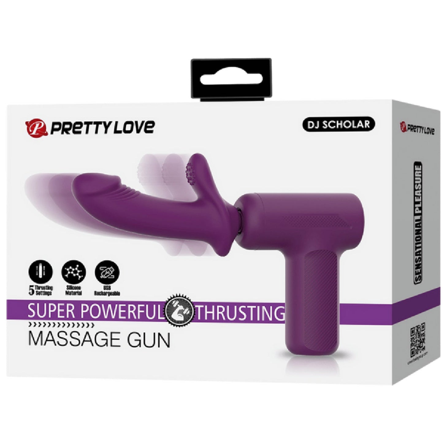Super Power Thrusting Massage Gun – Powerful Motor Massage Gun with 5 Settings