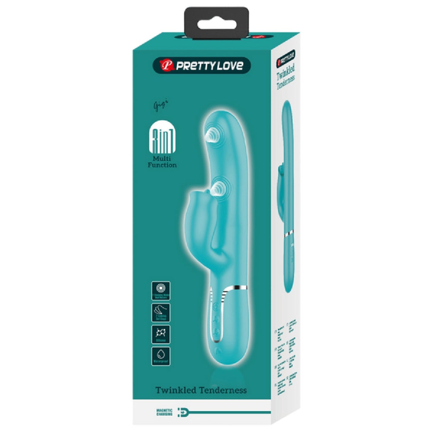 Pretty Love Gigi 3in1 – Multi-Function Rabbit Vibrator with Dual Stimulation