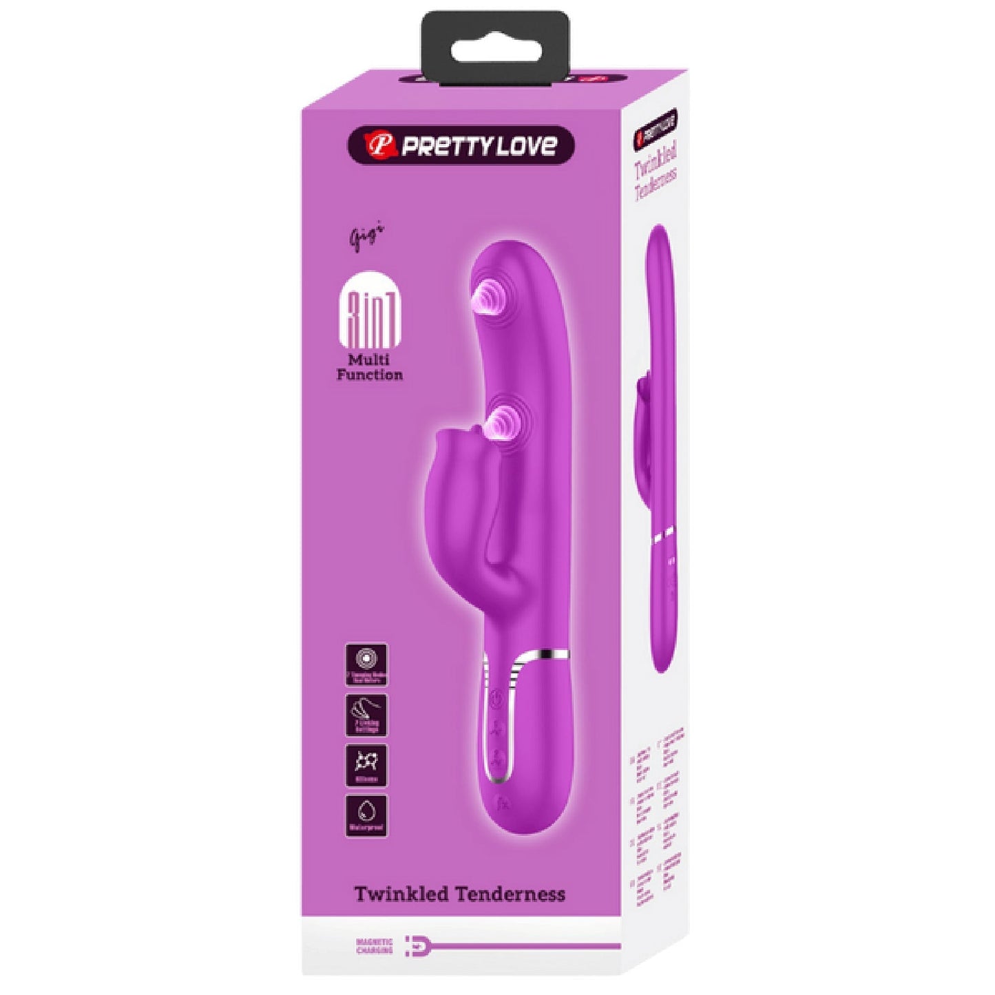Pretty Love Gigi 3in1 – Multi-Function Rabbit Vibrator with Dual Stimulation