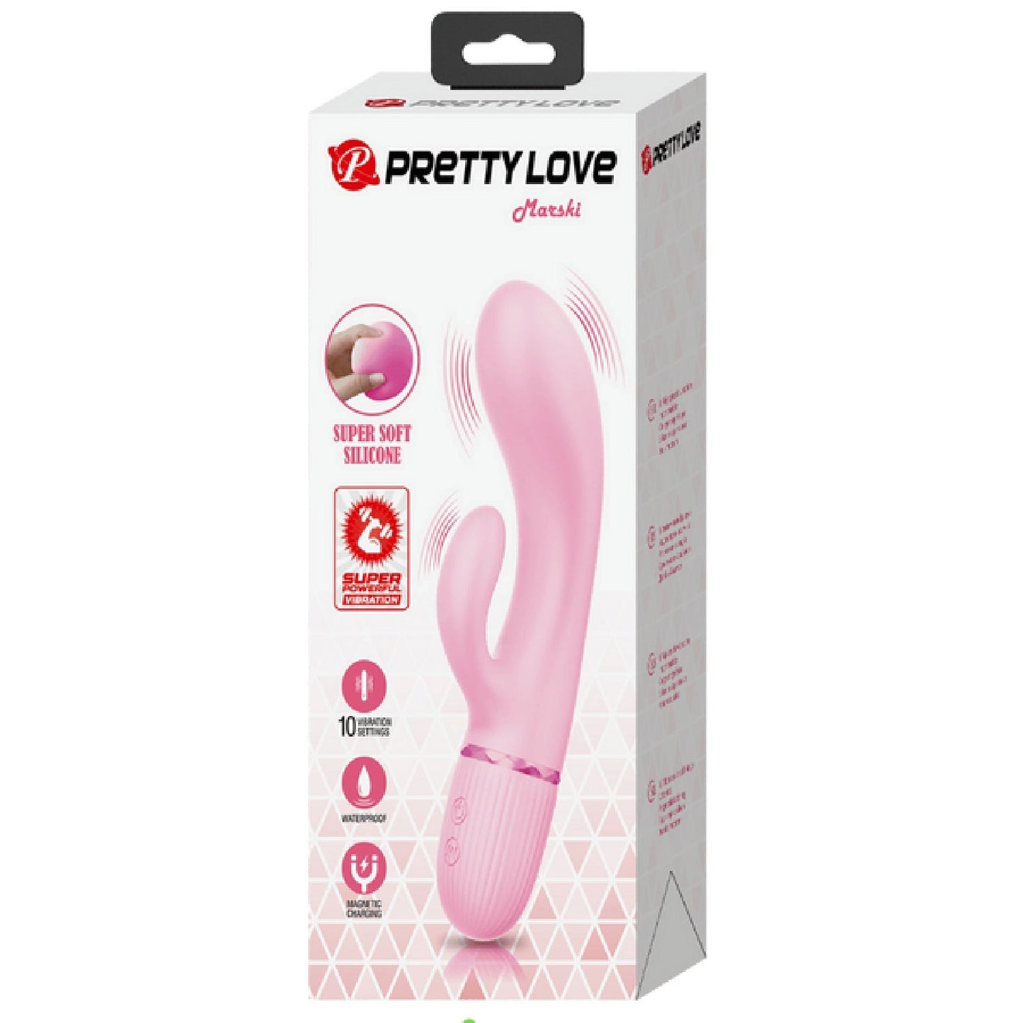 Marski Super Soft Silicone Dual Motor – 10 Function Rabbit Vibrator