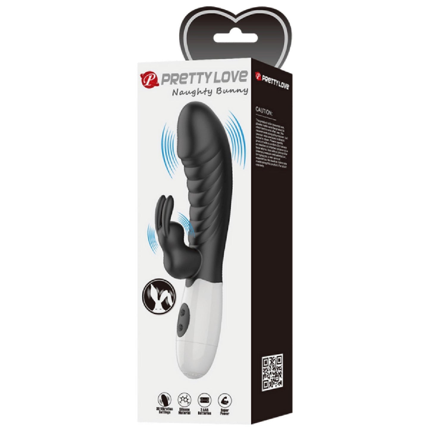 Naughty Bunny – Dual Stimulator Vibrator With G-Spot And Clitoral Vibration