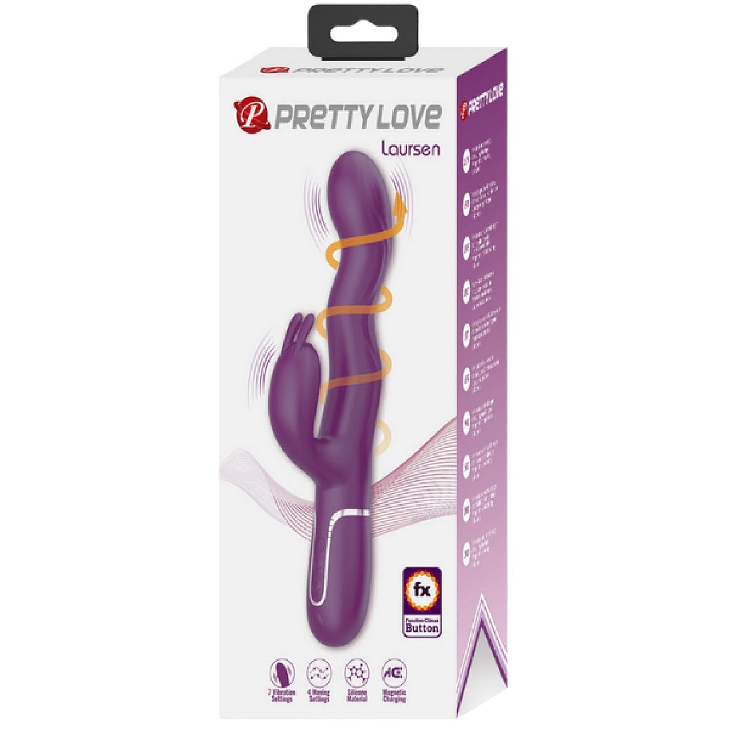 Laursen Rechargeable – Luxury Magnetic Charging G-Spot and Clitoral Vibrator