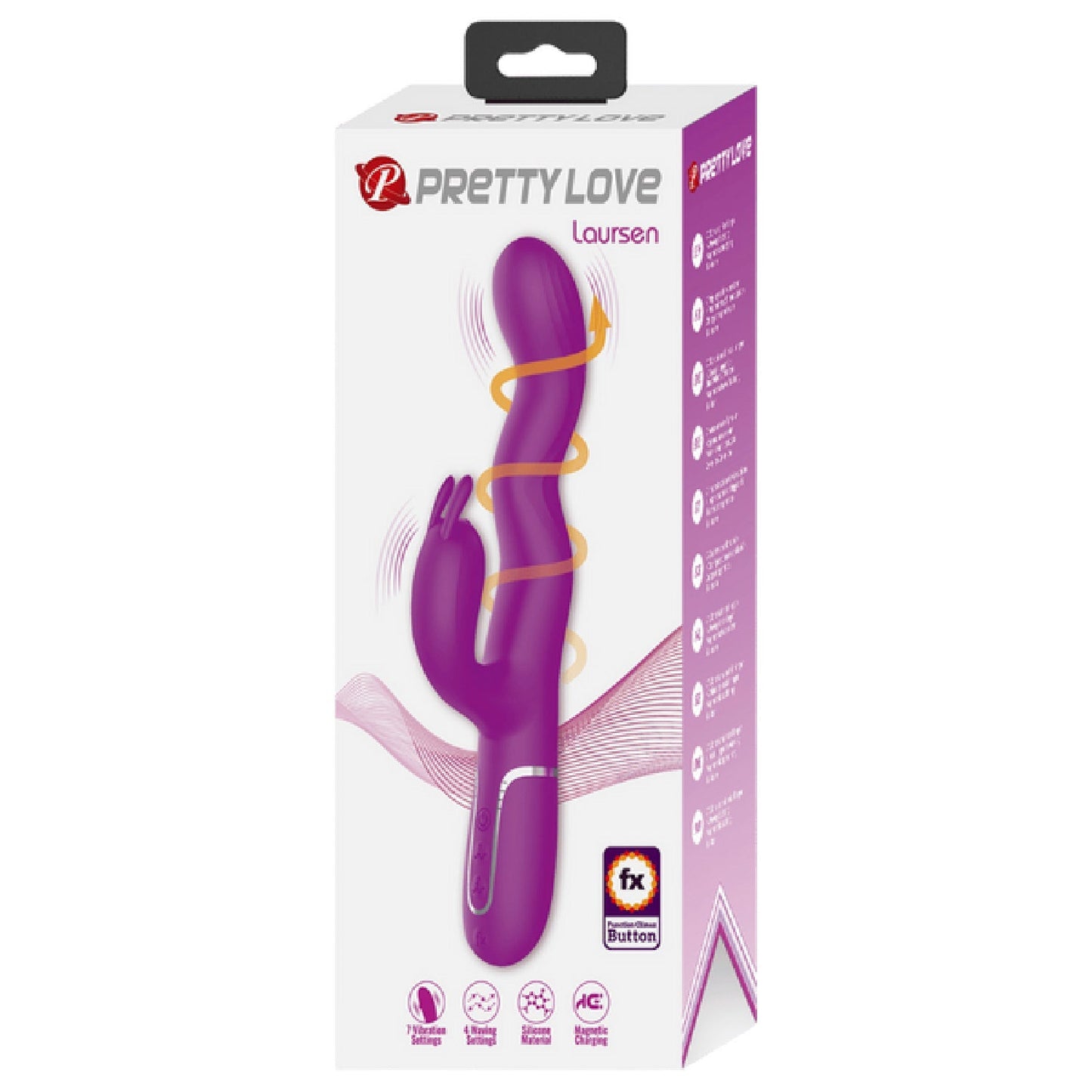Laursen Rechargeable – Luxury Magnetic Charging G-Spot and Clitoral Vibrator