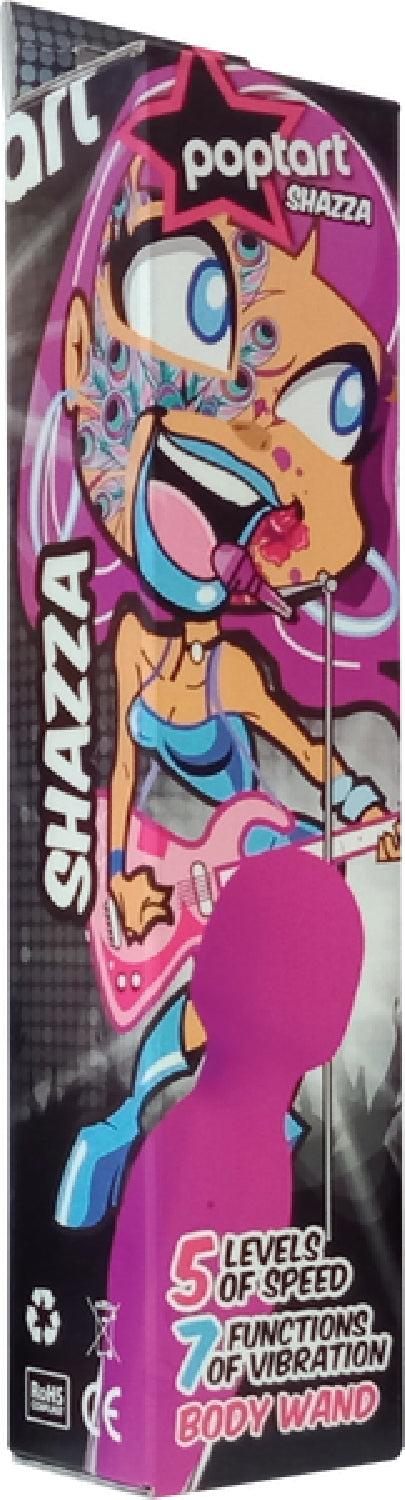 Shazza Body Wand (Purple) – Rechargeable Silicone Vibrator with 7 Vibration Functions and 5 Speed Levels