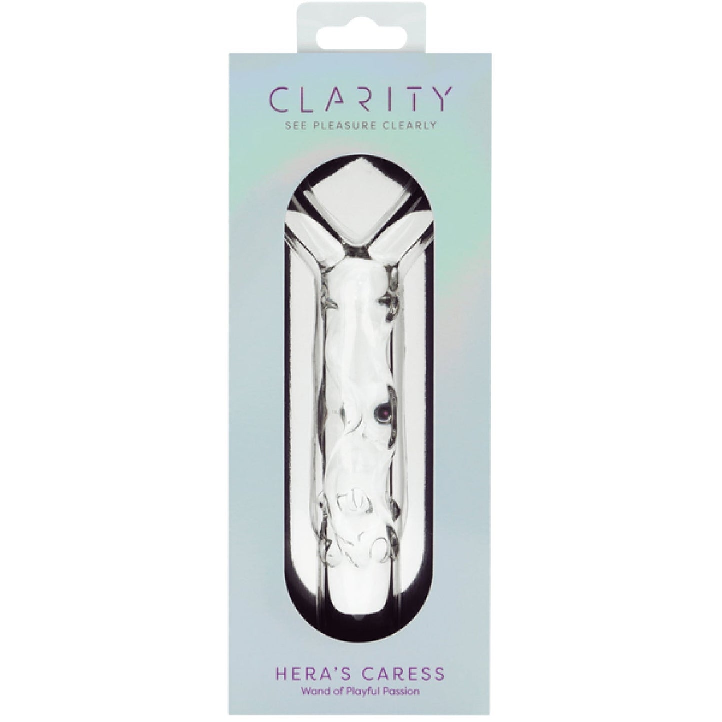 Hera’s Caress – 5.9 Inch Handblown Borosilicate Glass Dildo