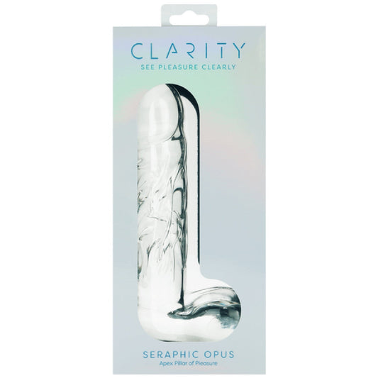 Seraphic Opus – Handblown 7.2 Inch Body-Safe Borosilicate Glass Dildo > Glass > Dildos