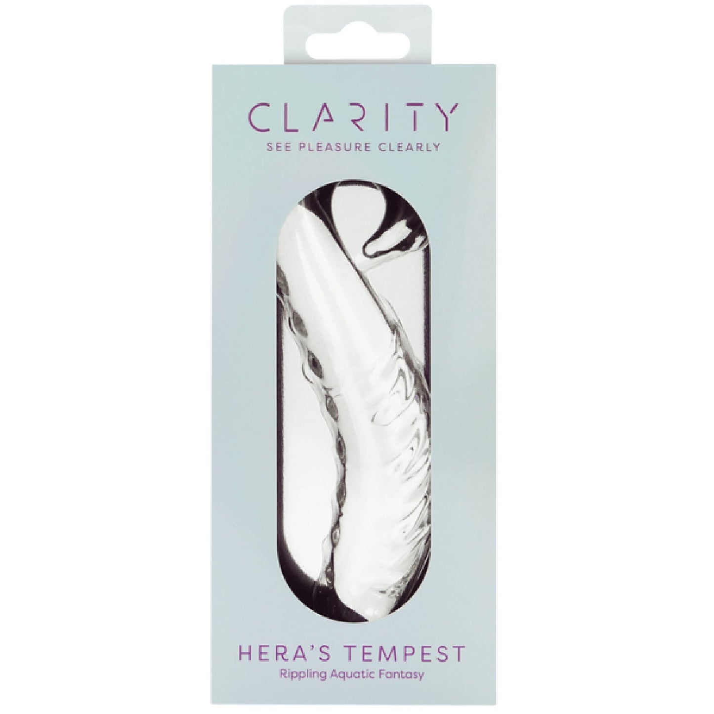 Hera’s Tempest – Premium Borosilicate 5.5 Inch Curved Glass Dildo