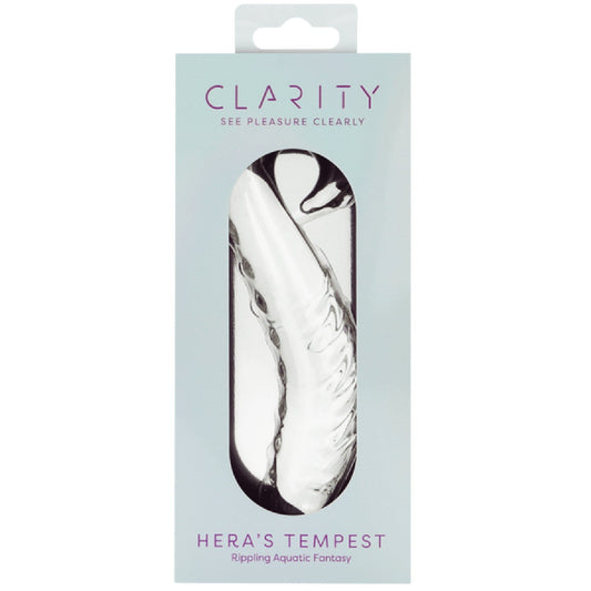 Hera’s Tempest – Premium Borosilicate 5.5 Inch Curved Glass Dildo > Glass > Dildos