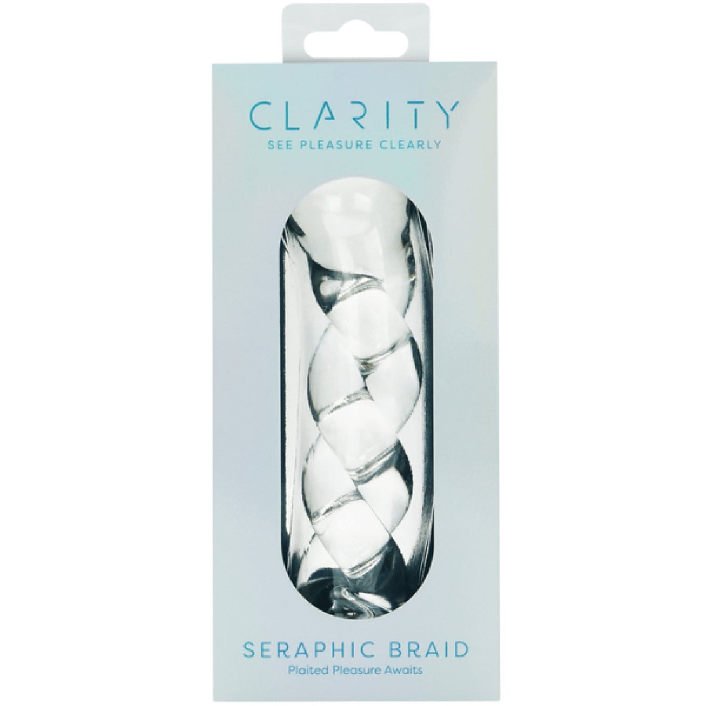 Seraphic Braid – 5.7 Inch Handblown Borosilicate Glass Dildo