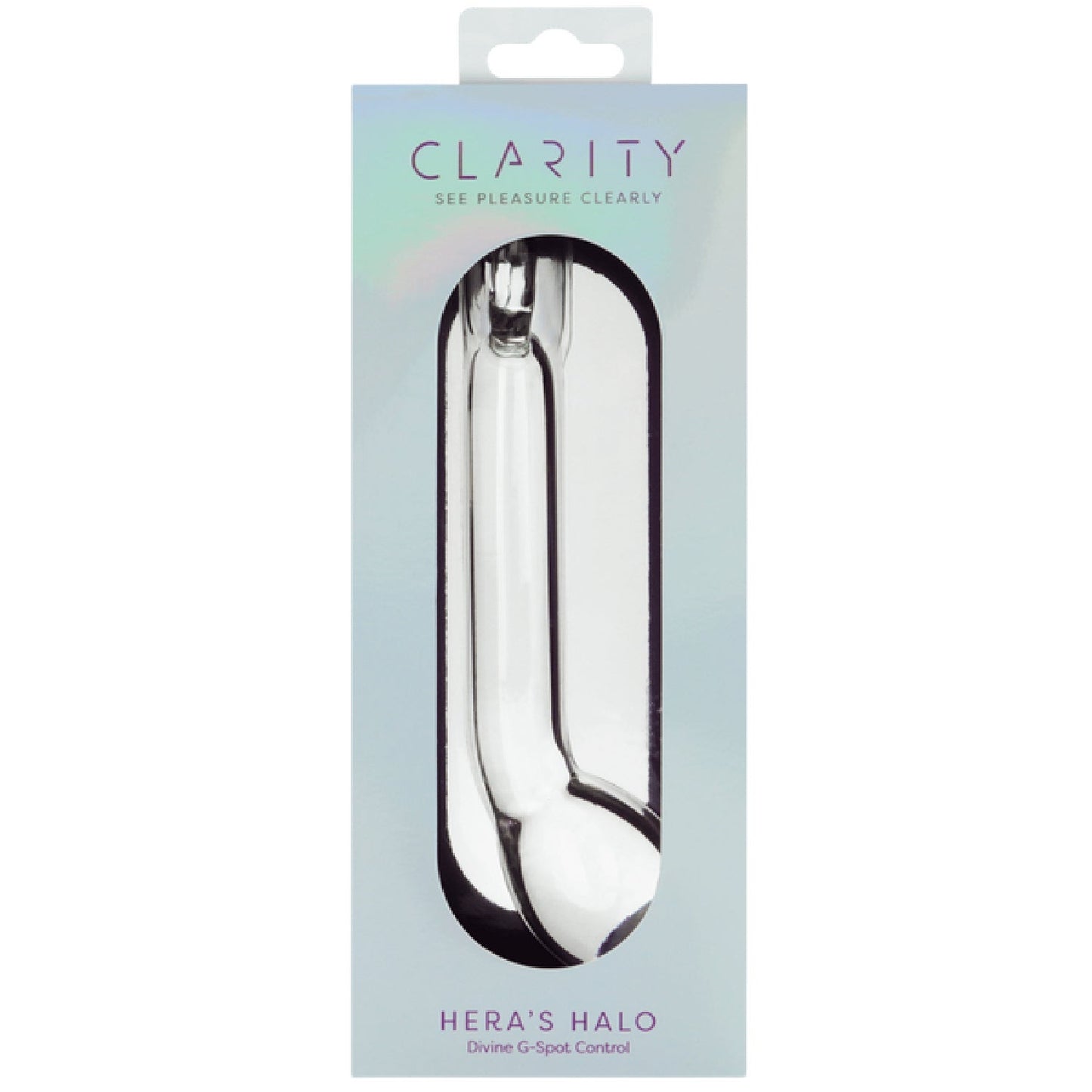 Hera's Halo – 6 Inch Handblown Borosilicate Glass Dildo