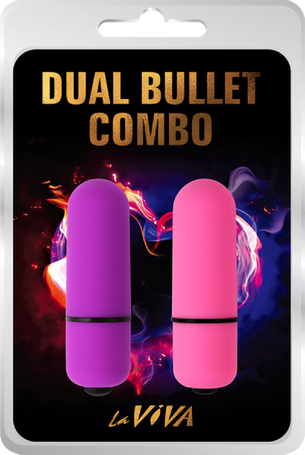 Laviva Dual Bullet Combo – Waterproof Silicone-Coated Dual Bullet Vibrator with 7 Functions