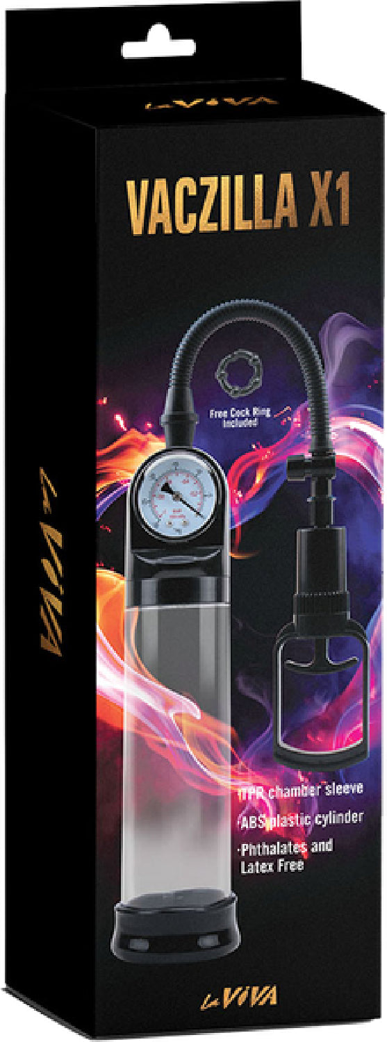 Vaczilla X1 – TPR Chamber Sleeve Penis Pump