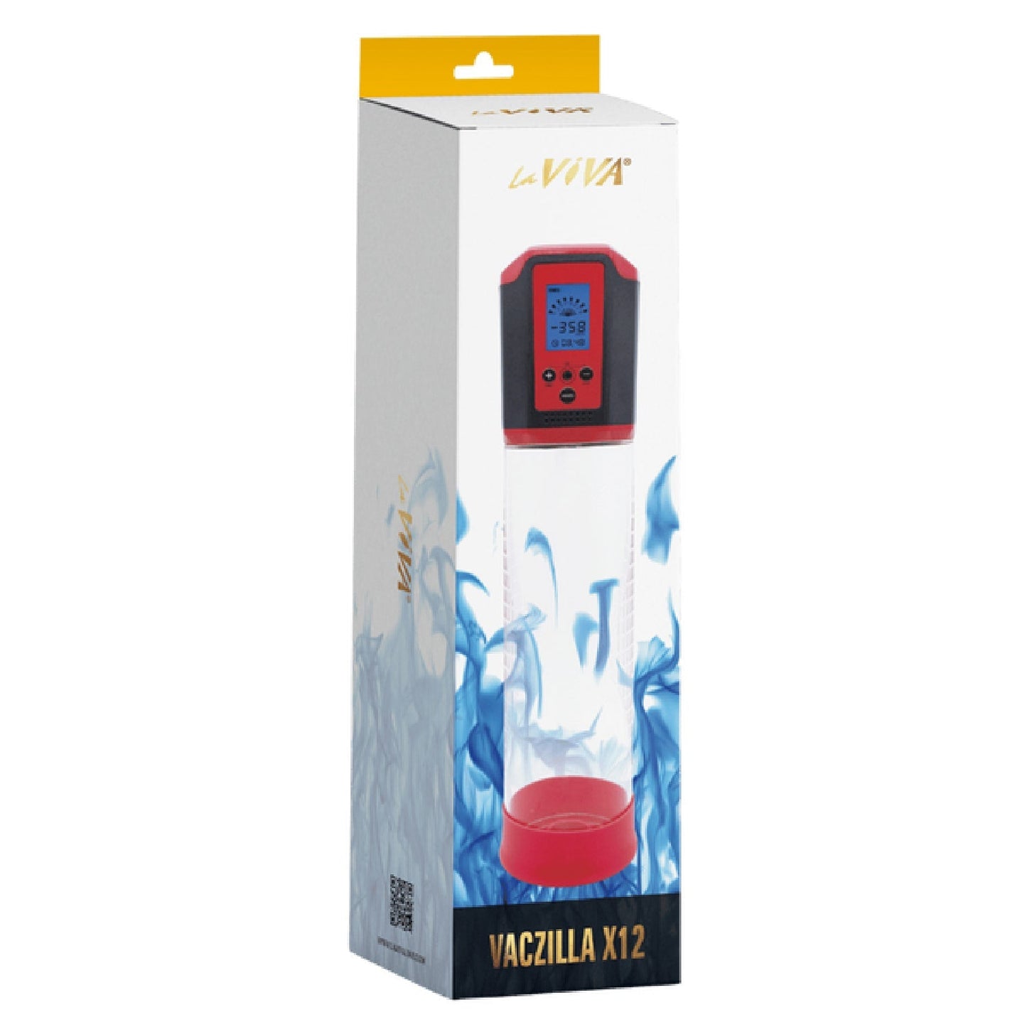 Vaczilla X12 USB Electronic Penis Pump – 7.9 Inch Phthalates Free Rechargeable Penis Pump