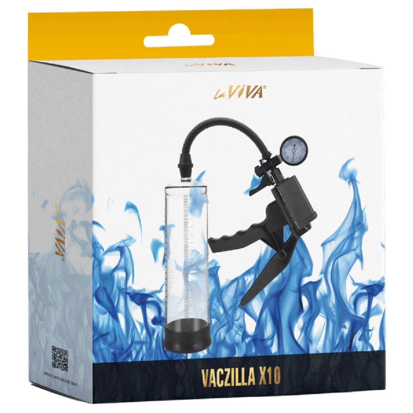 Vaczilla X10 Trigger Gauge Hand Grip – Penis Pump with Silicone Sleeve and Negative Pressure Gauge