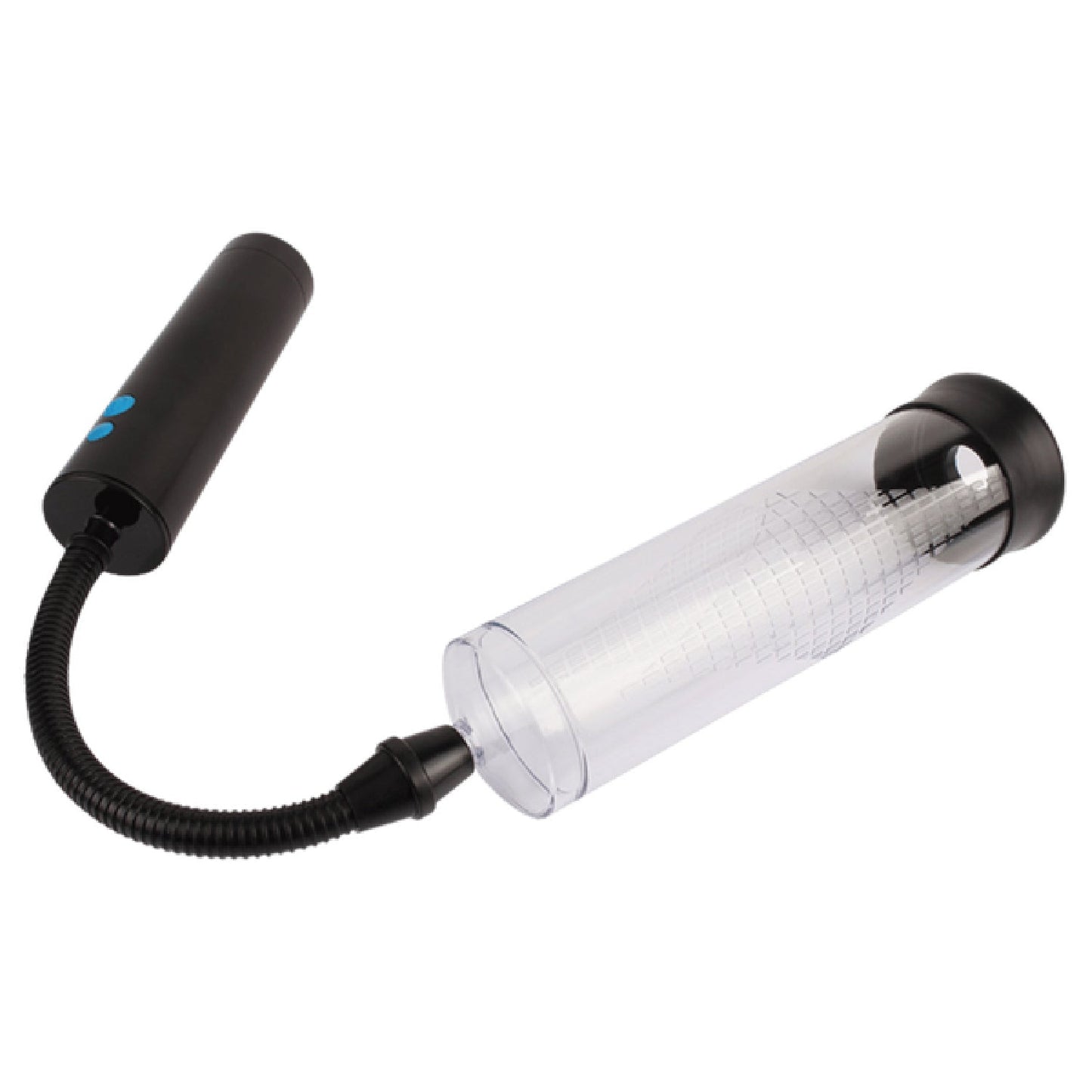 Vaczilla X21 (Black) – USB Rechargeable 3-Speed Cylinder Pump With Silicone Sleeve and Penis Ring
