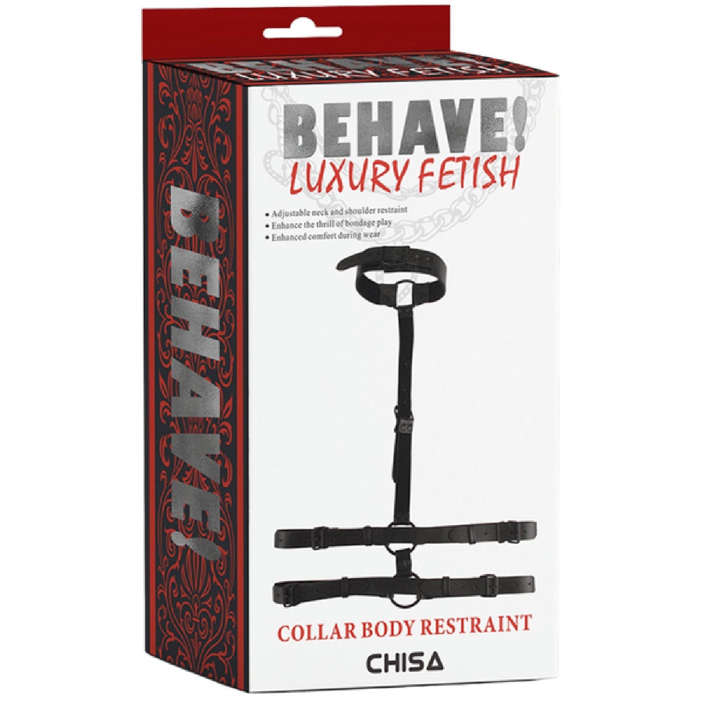 Collar Body Restraint – Adjustable Bondage Restraint