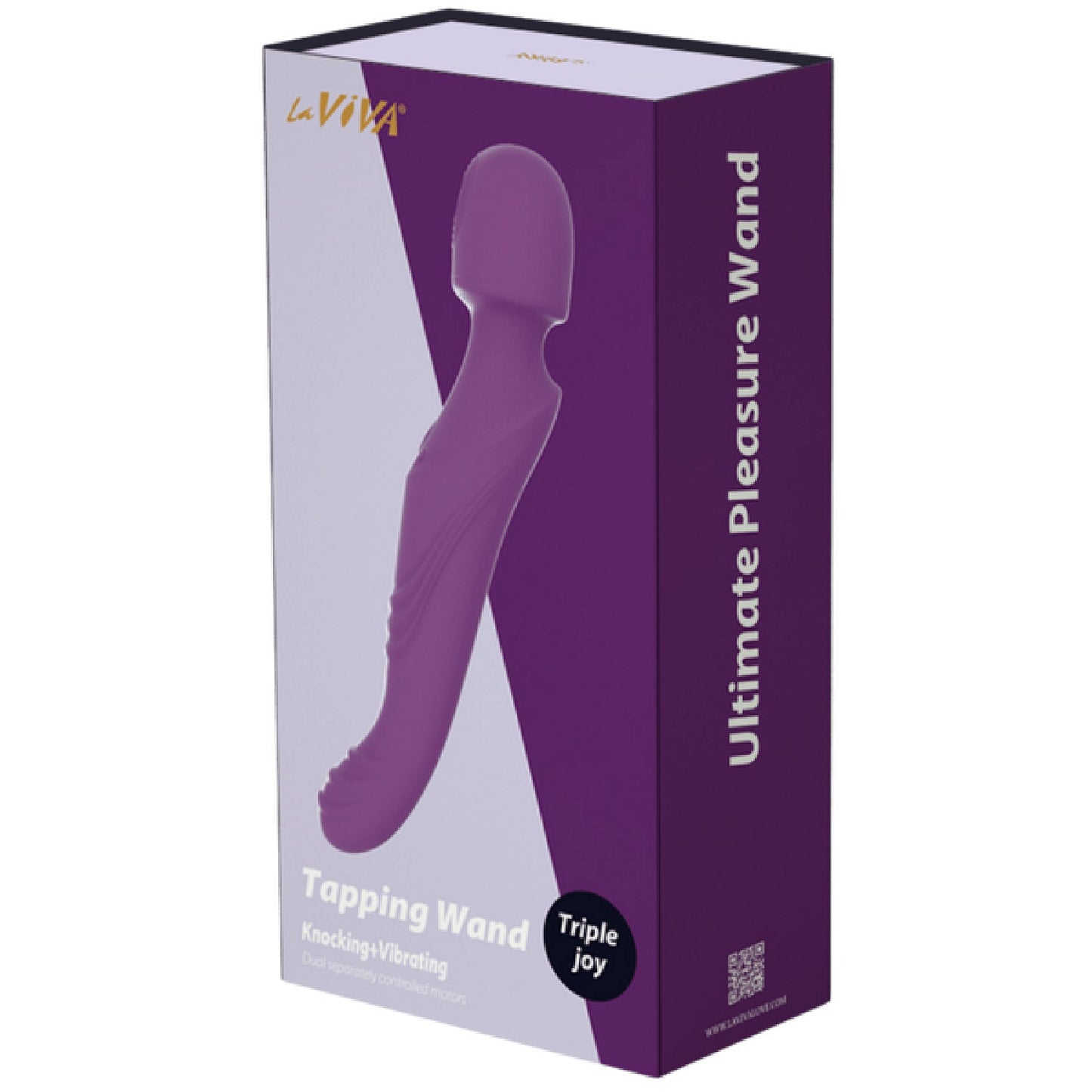 Laviva Tapping and Vibrating Wand – Luxury 10.35 Inch Wand Vibrator