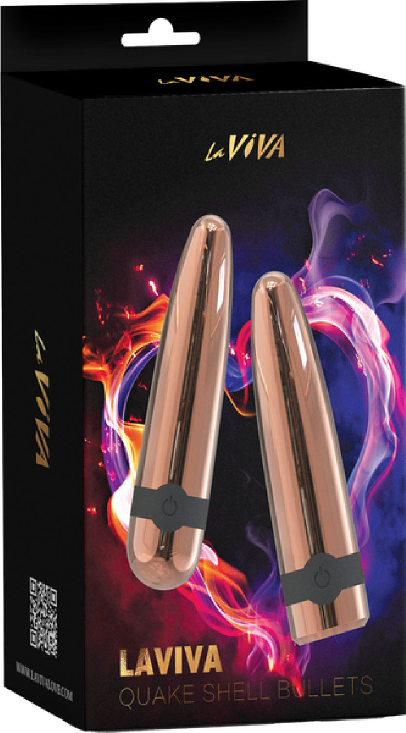 Laviva Quake Shell Bullets – Luxury Powerful Vibrating Bullet Set