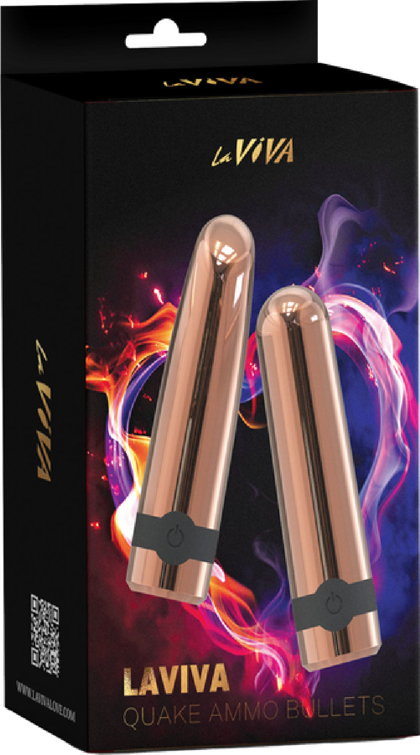 Laviva Quake Ammo Bullets – Luxury Silicone Vibration Bullets